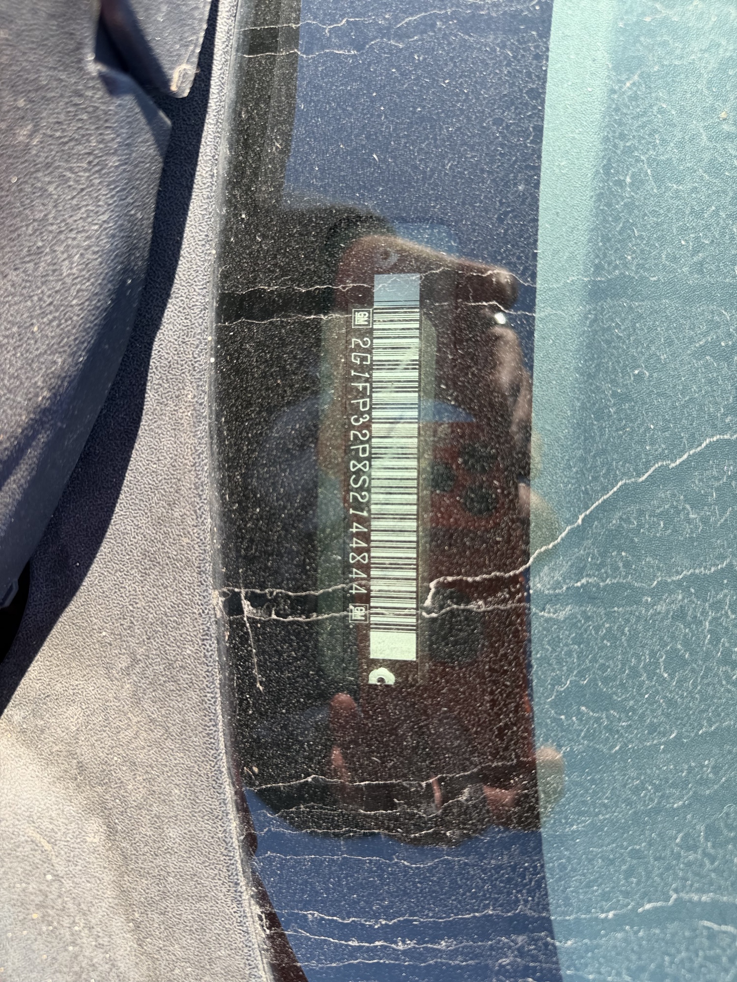 1995 chevrolet camaro z28-convertible with 167785 miles for sale near Elk River, Minnesota 106829_48_windshield_vin_plate.jpg