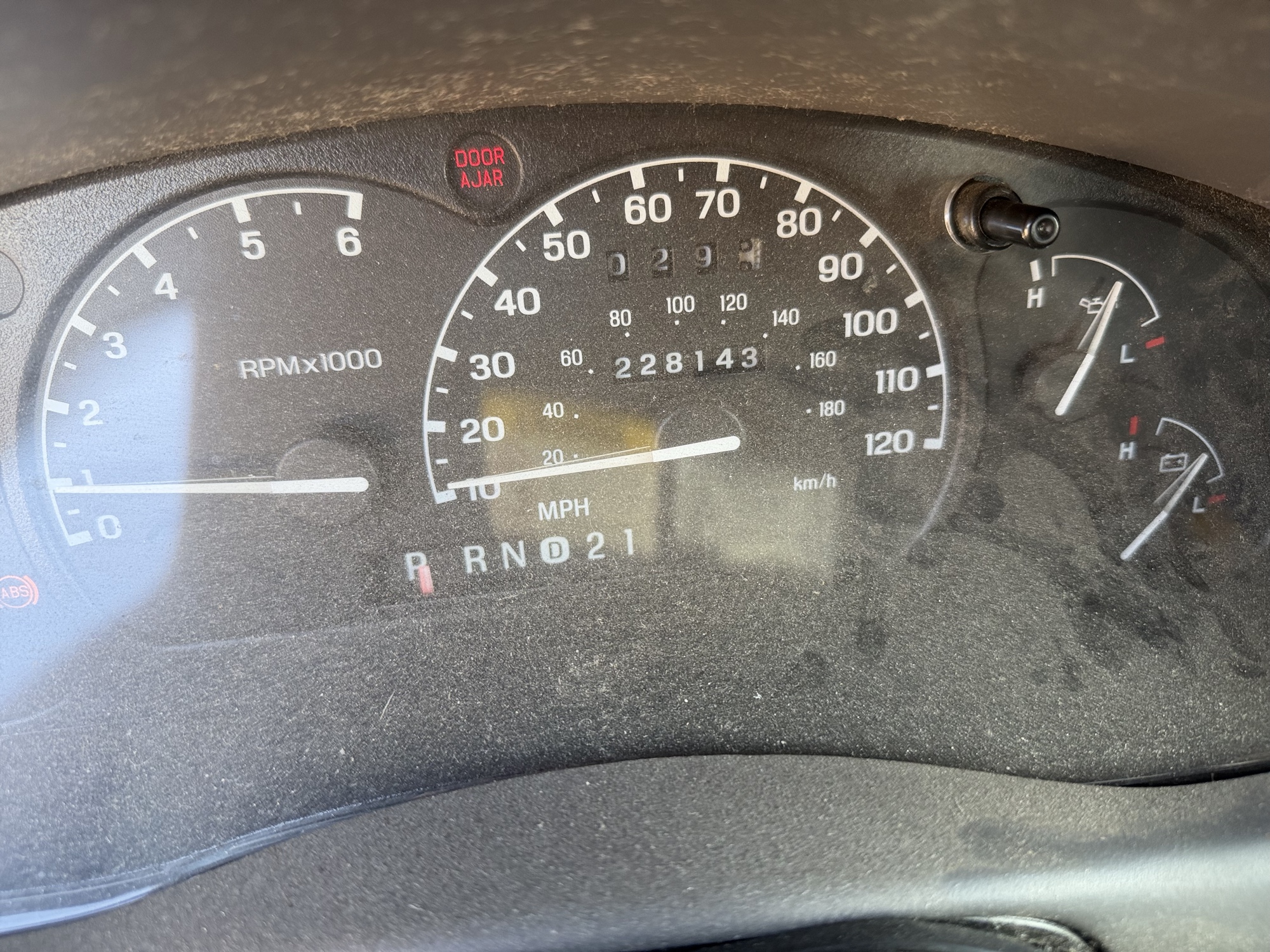 2002 ford ranger edge-supercab-4wd with 228144 miles for sale near Elk River, Minnesota 106830_44_mileage_closeup.jpg
