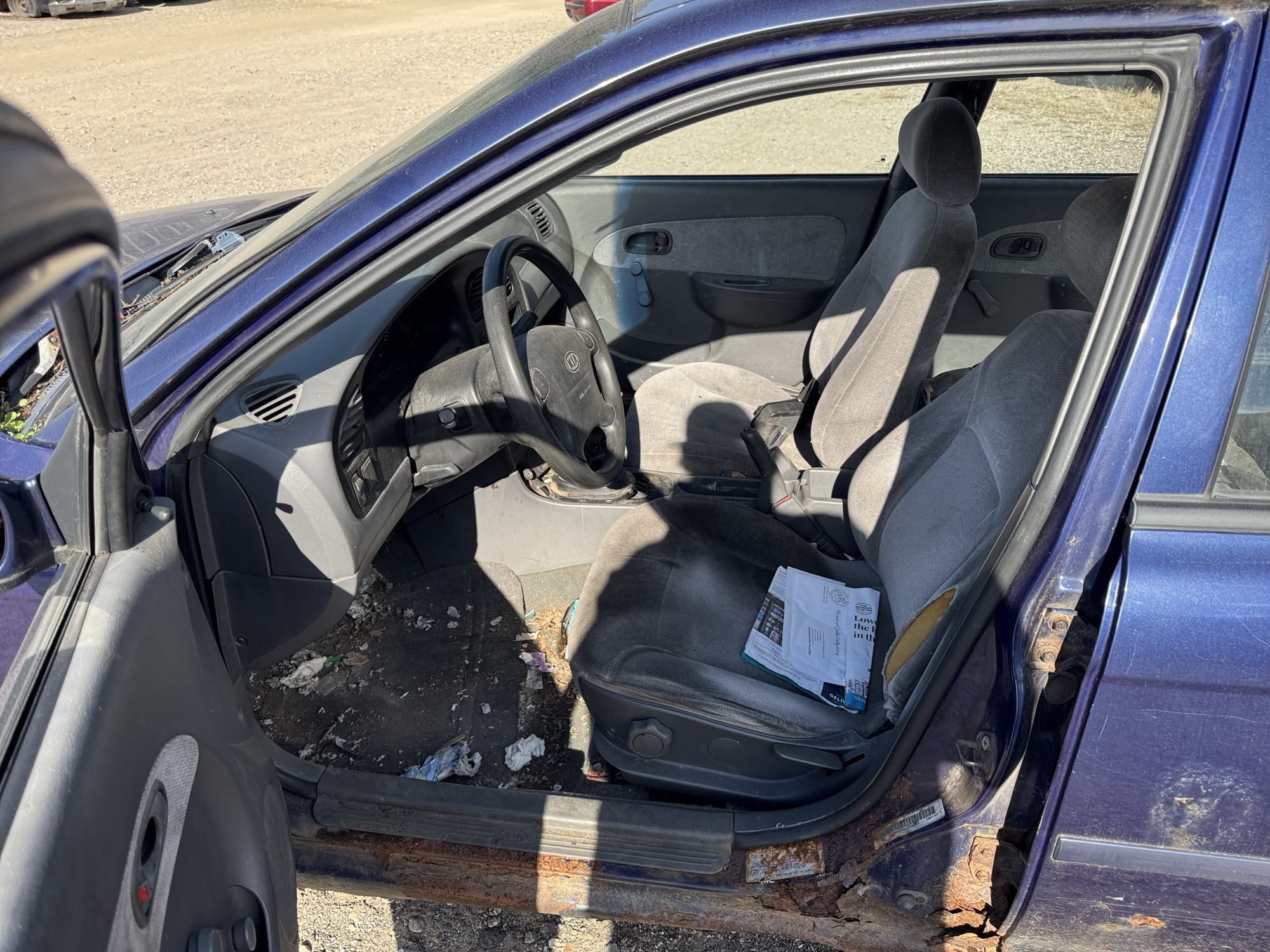 1999 kia sephia base with 167933 miles for sale near Elk River, Minnesota 106832_22_driver_seat.jpg