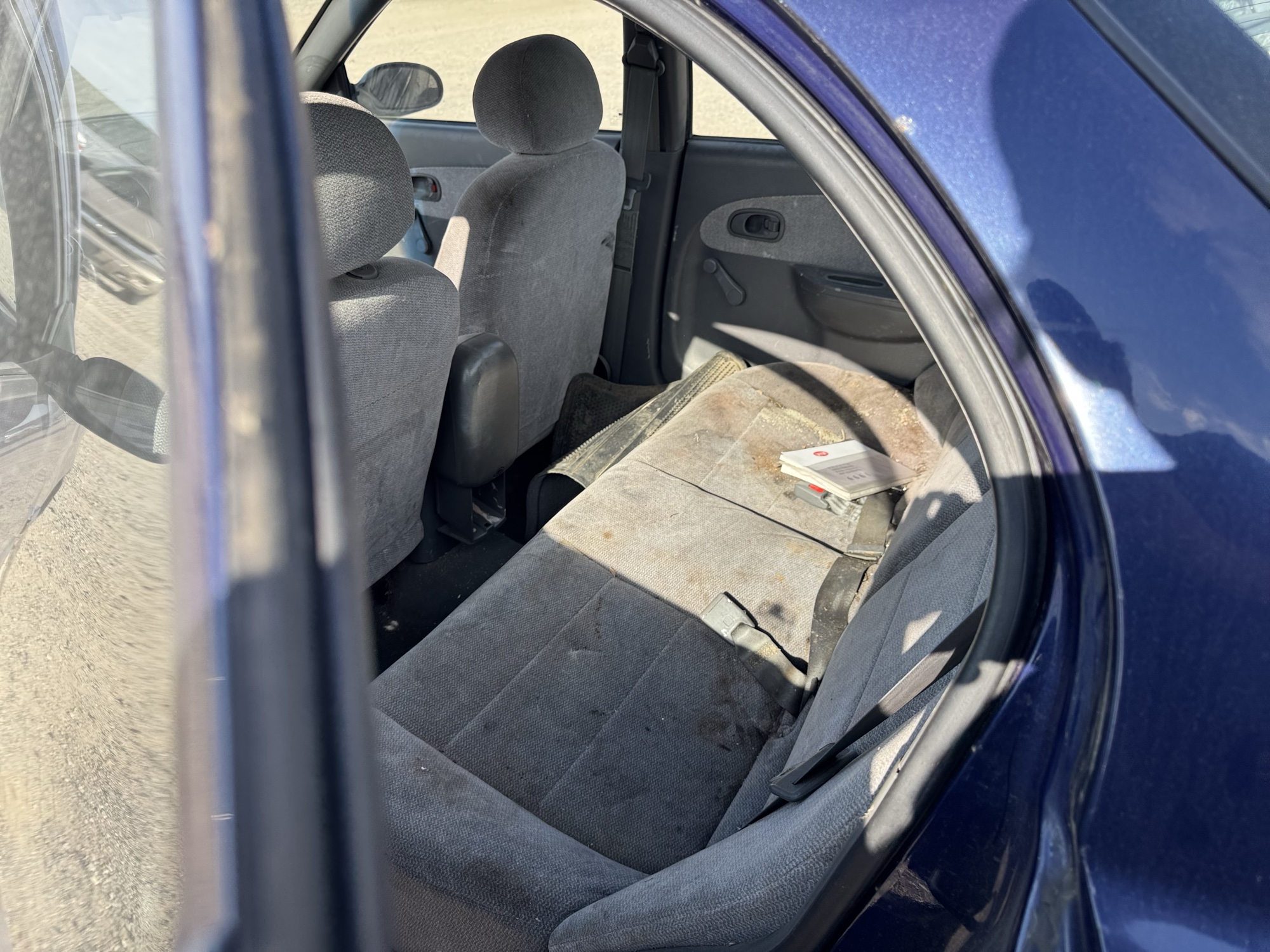 1999 kia sephia base with 167933 miles for sale near Elk River, Minnesota 106832_24_drv_rear_seat.jpg
