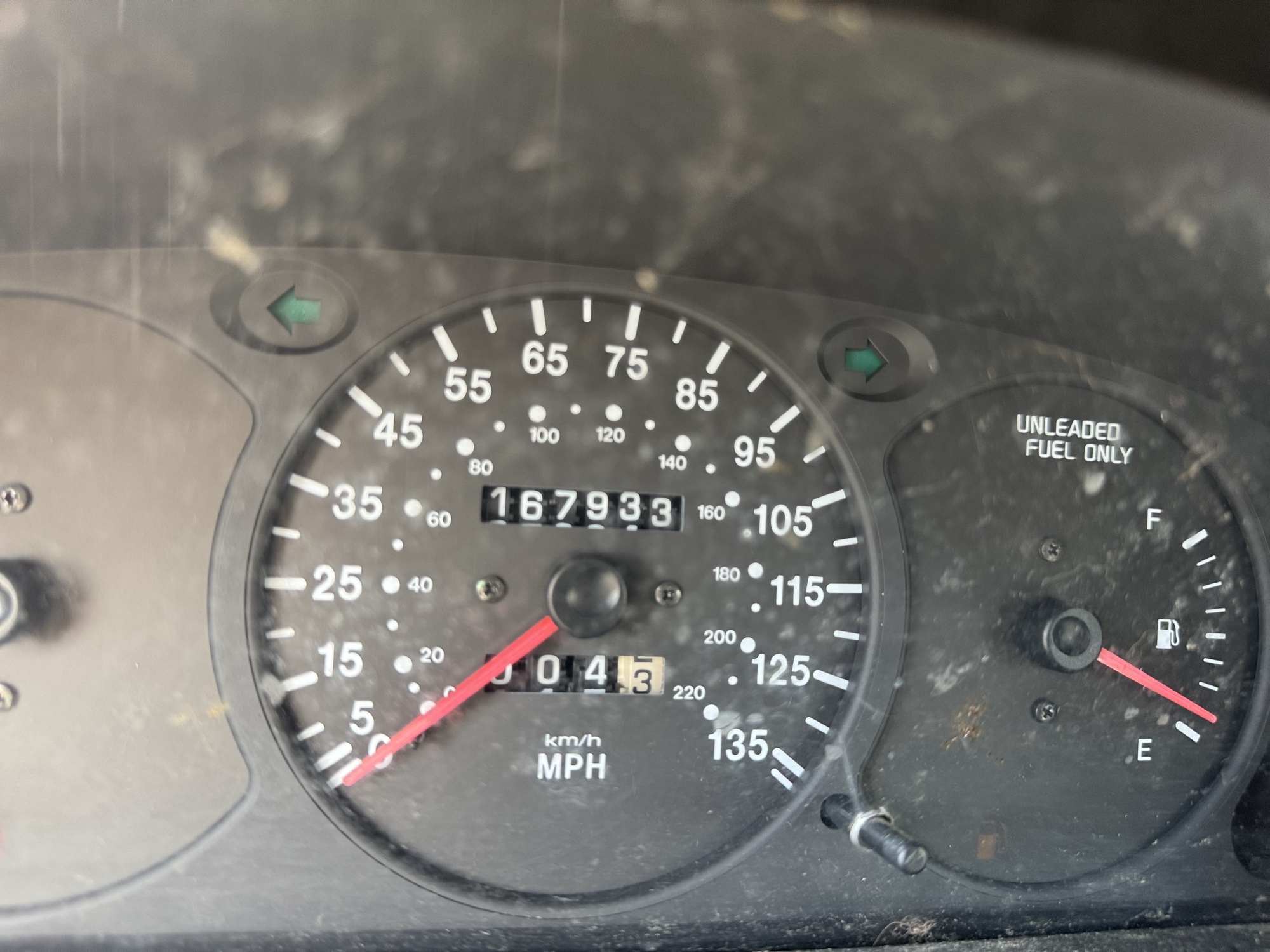 1999 kia sephia base with 167933 miles for sale near Elk River, Minnesota 106832_44_mileage_closeup.jpg