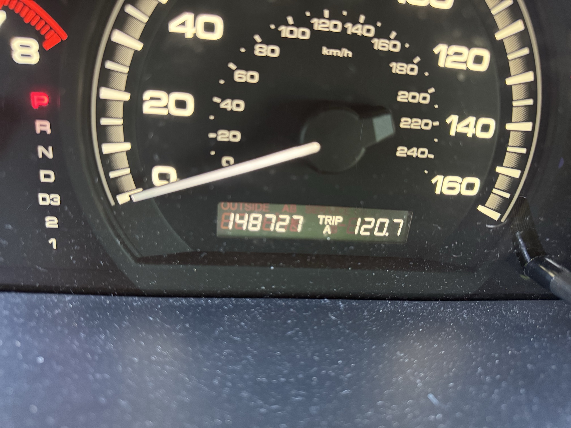 2007 honda accord ex-sedan-at with 148727 miles for sale near Elk River, Minnesota 106833_44_mileage_closeup.jpg