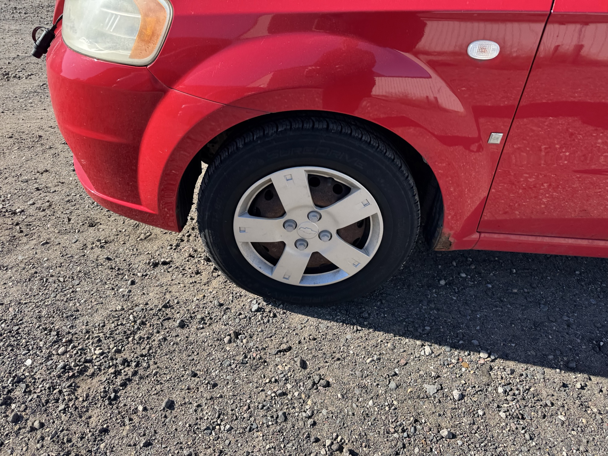 2008 chevrolet aveo ls-4-door with 84060 miles for sale near Elk River, Minnesota 106834_12_drv_front_wheel.jpg