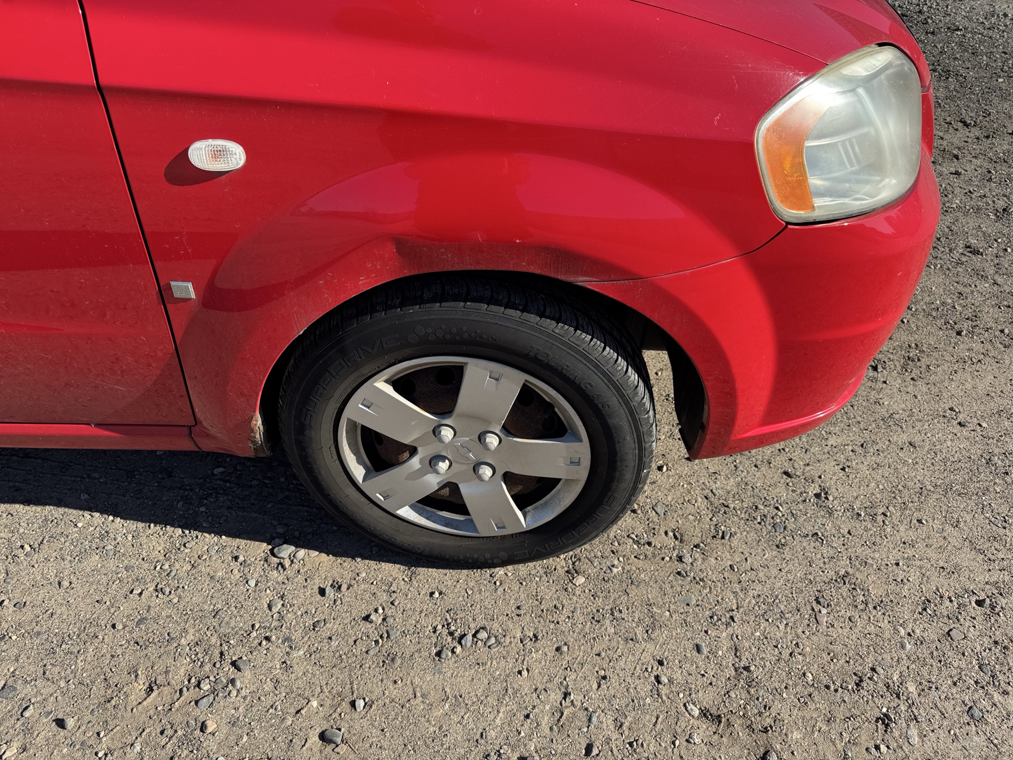 2008 chevrolet aveo ls-4-door with 84060 miles for sale near Elk River, Minnesota 106834_15_front_pass_wheel.jpg