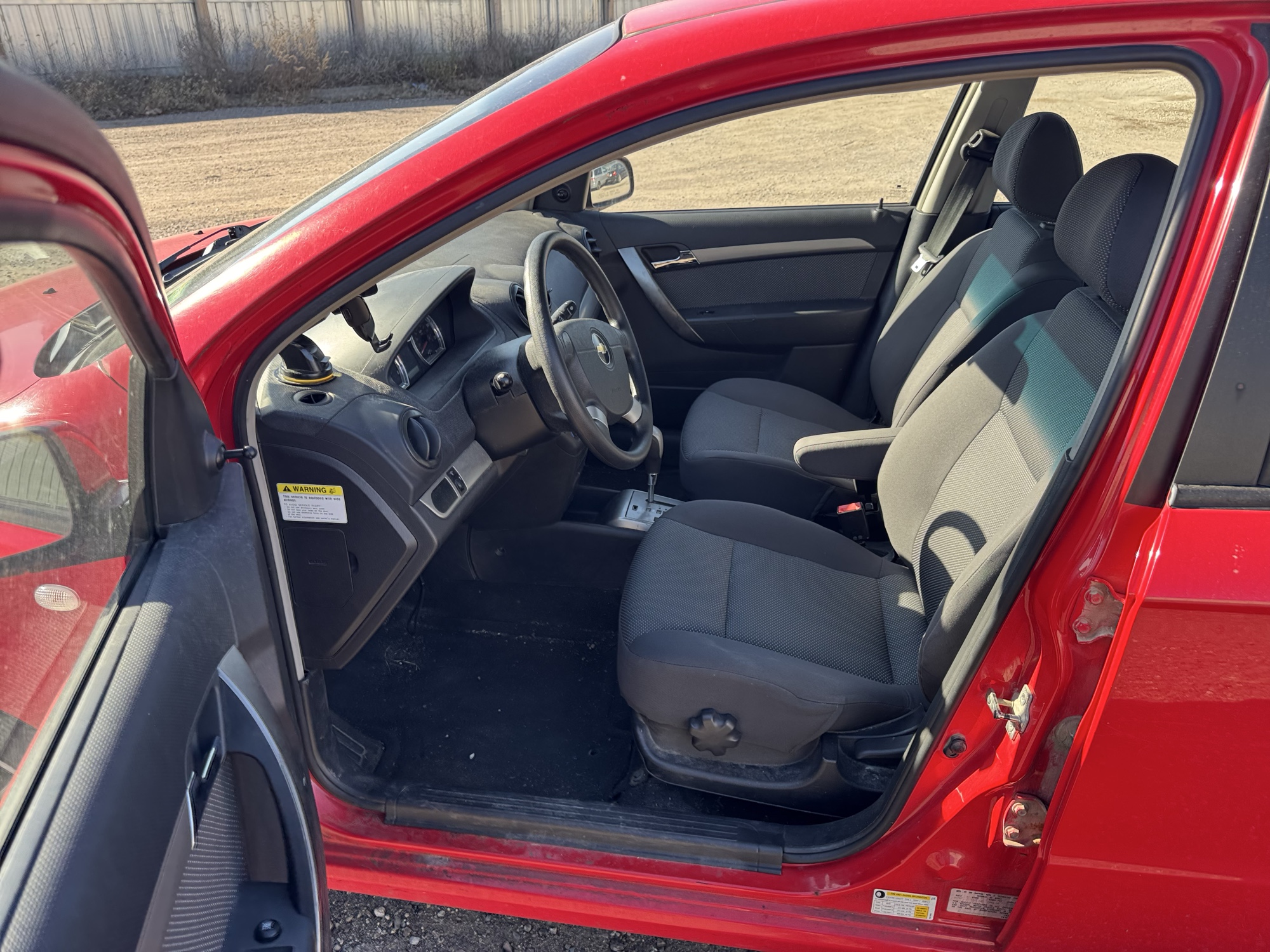 2008 chevrolet aveo ls-4-door with 84060 miles for sale near Elk River, Minnesota 106834_22_driver_seat.jpg