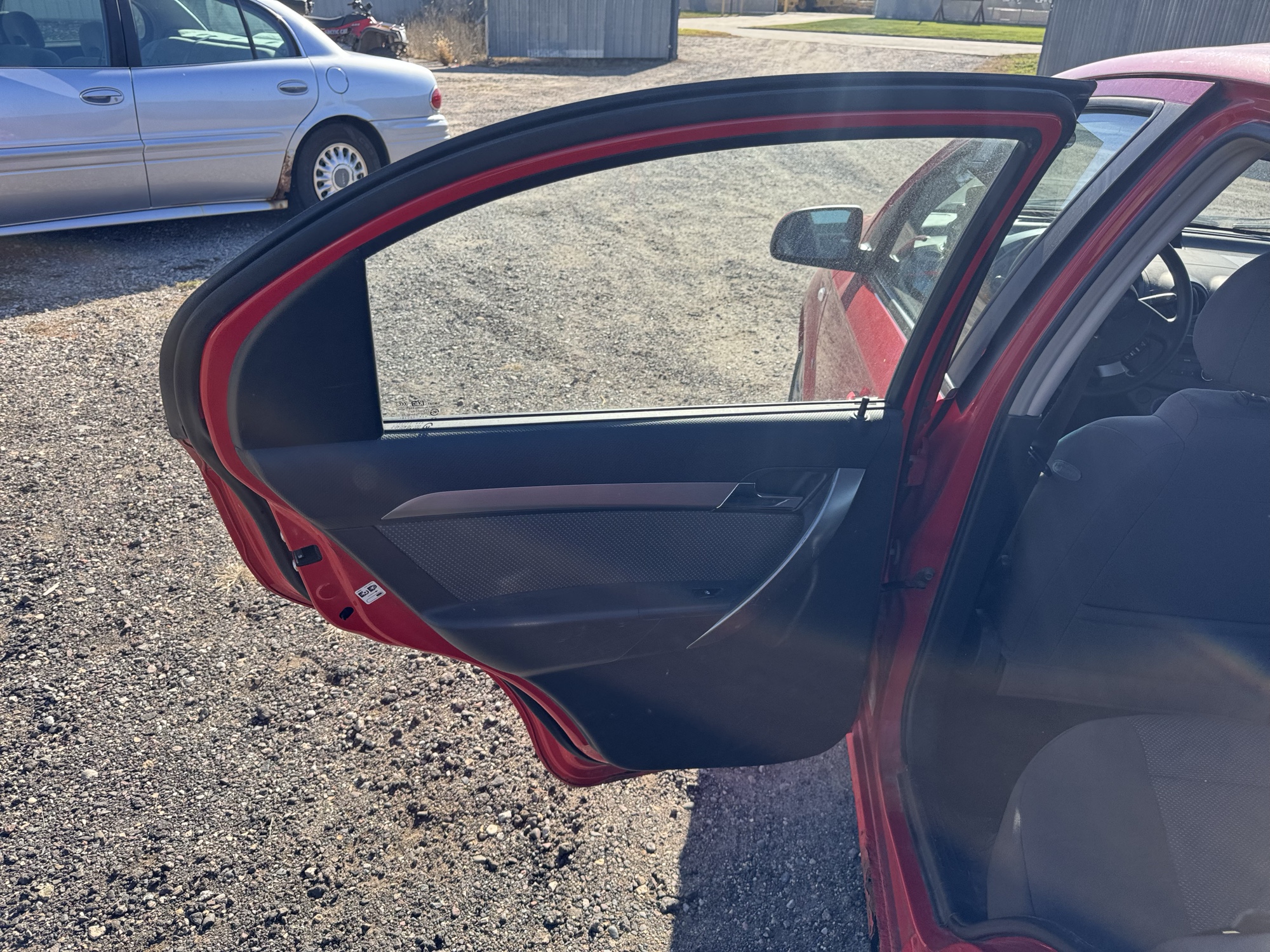 2008 chevrolet aveo ls-4-door with 84060 miles for sale near Elk River, Minnesota 106834_25_drv_rear_door_panel.jpg