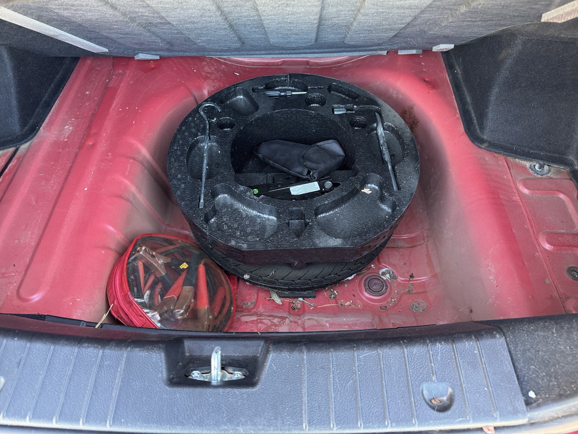 2008 chevrolet aveo ls-4-door with 84060 miles for sale near Elk River, Minnesota 106834_27_spare_tire.jpg