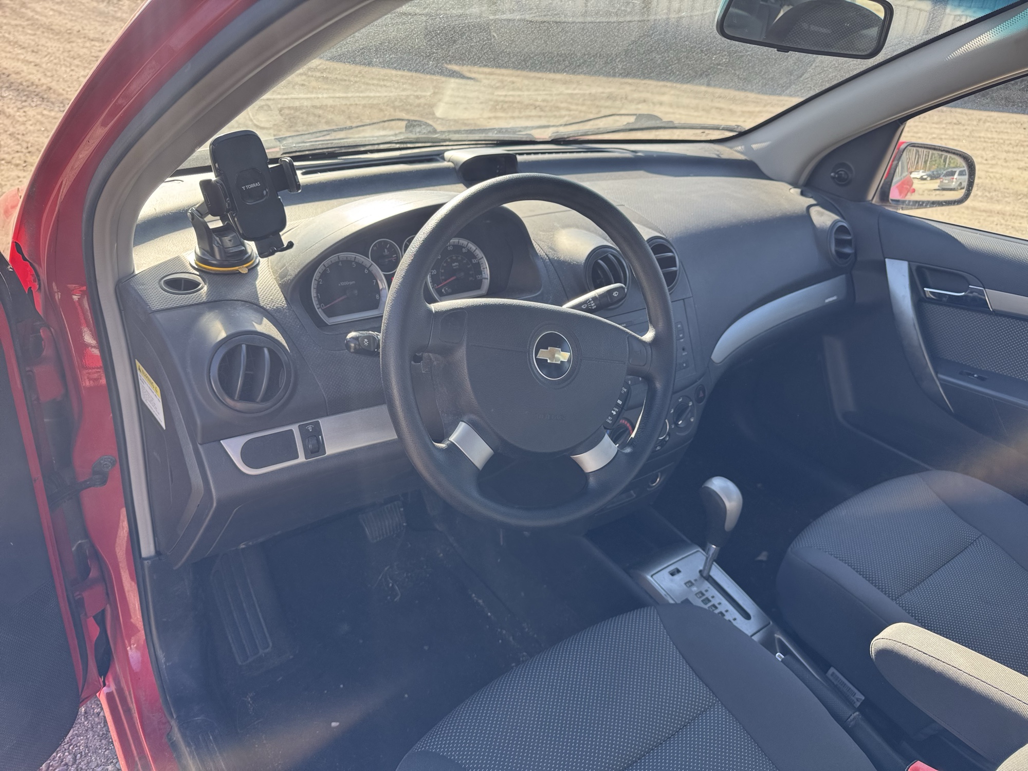 2008 chevrolet aveo ls-4-door with 84060 miles for sale near Elk River, Minnesota 106834_33_dash_from_driver.jpg