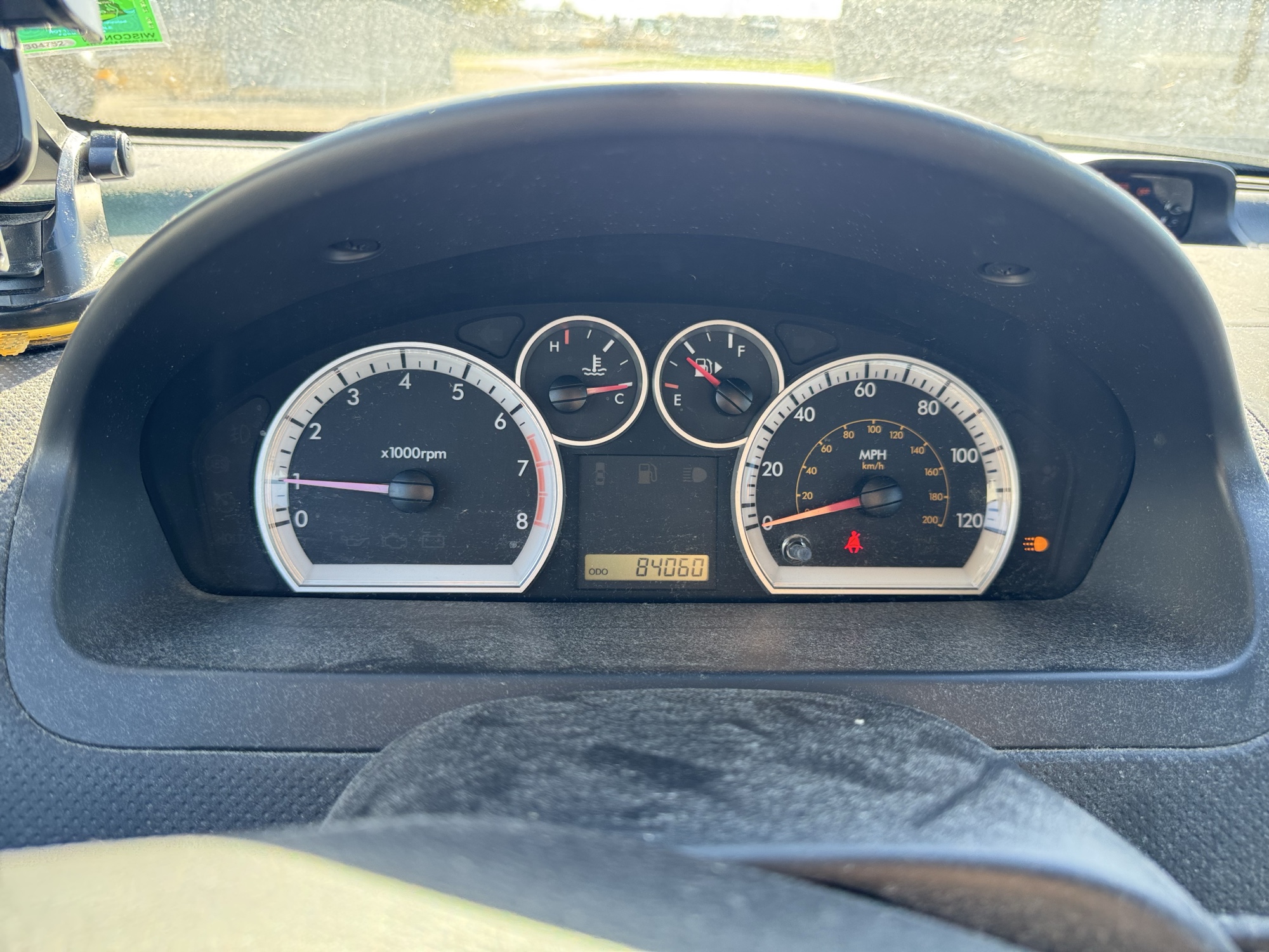 2008 chevrolet aveo ls-4-door with 84060 miles for sale near Elk River, Minnesota 106834_43_gauge_cluster.jpg