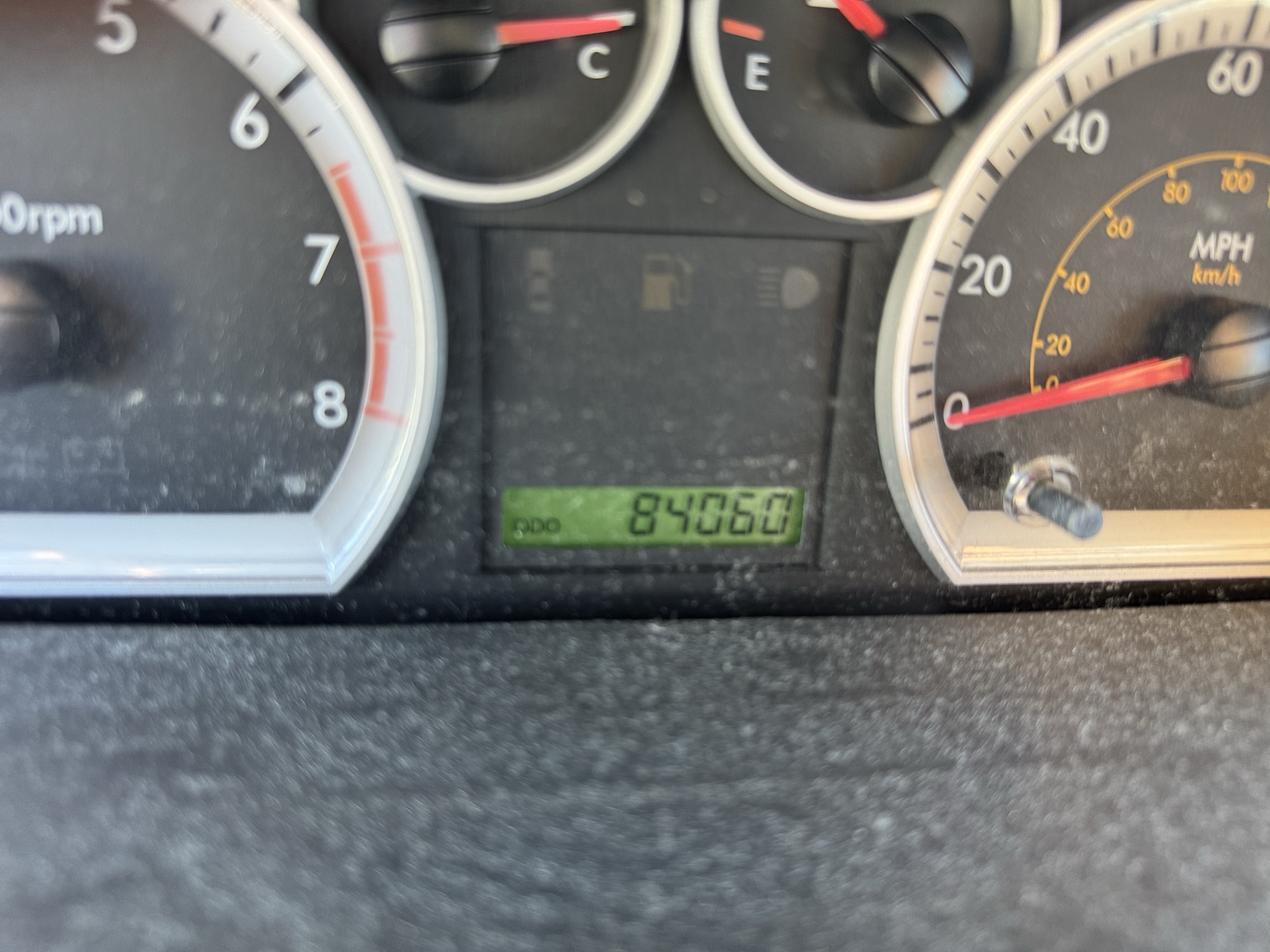 2008 chevrolet aveo ls-4-door with 84060 miles for sale near Elk River, Minnesota 106834_44_mileage_closeup.jpg