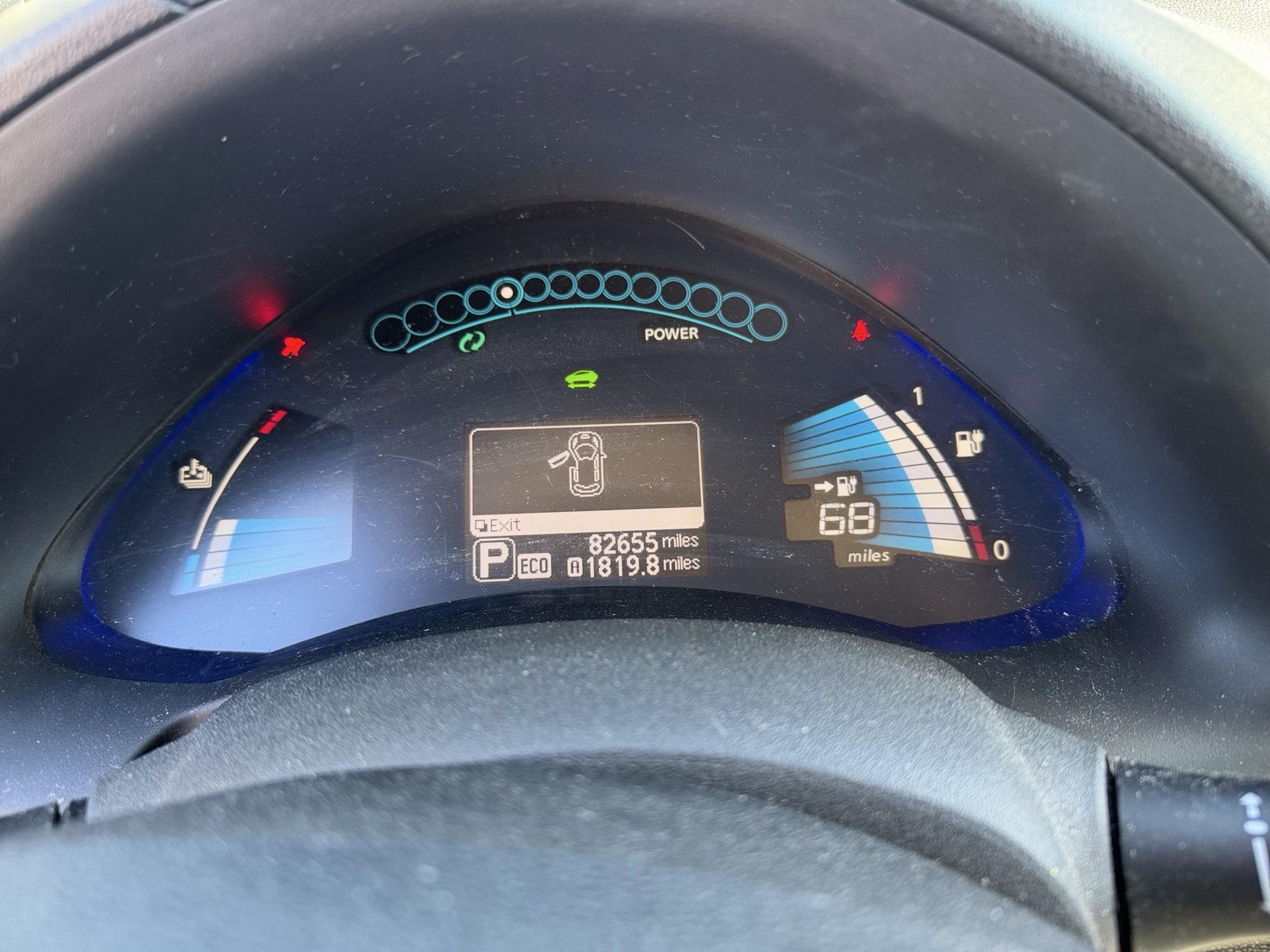 2016 nissan leaf sl with 82655 miles for sale near Elk River, Minnesota 106835_43_gauge_cluster.jpg