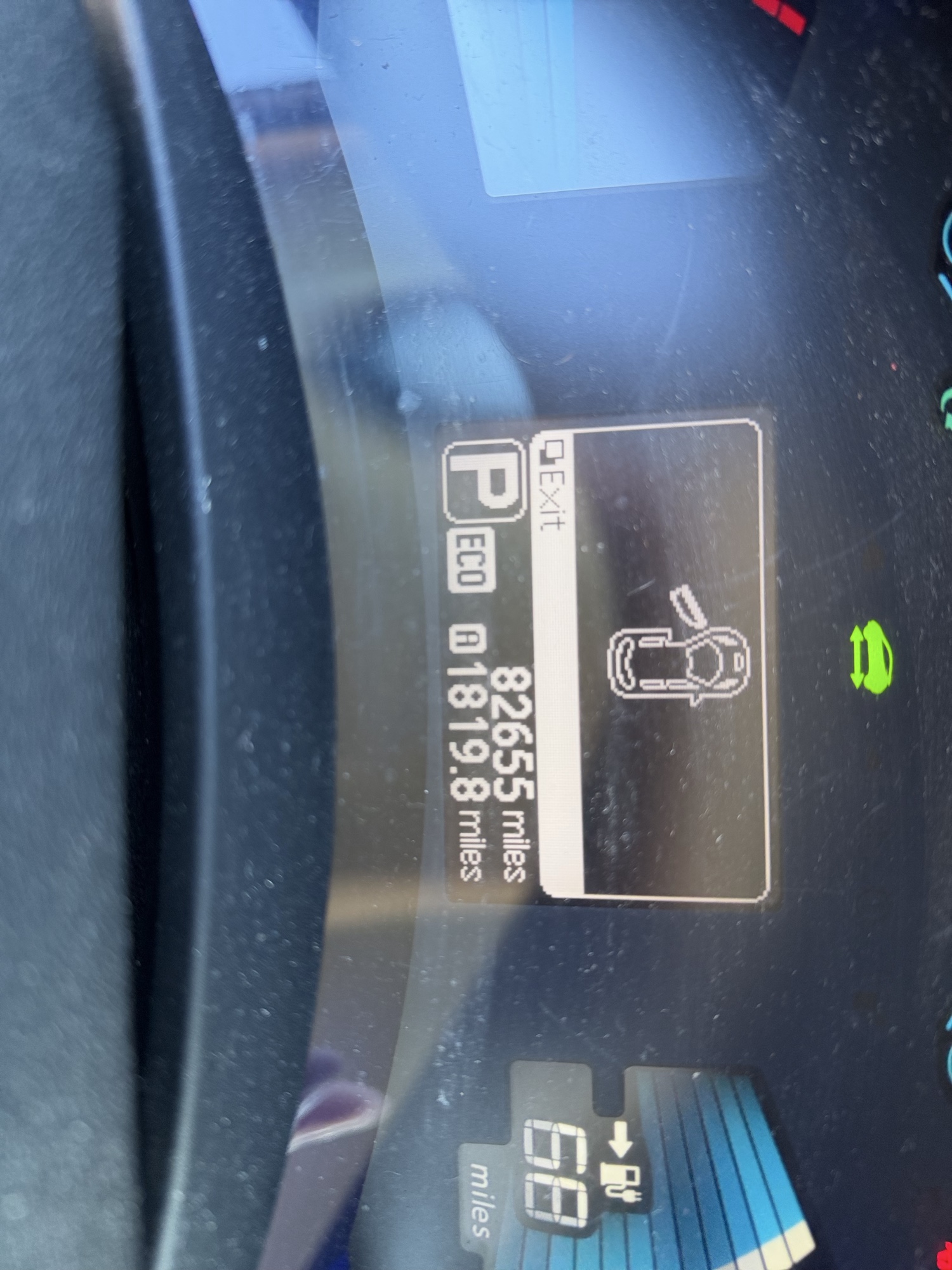 2016 nissan leaf sl with 82655 miles for sale near Elk River, Minnesota 106835_44_mileage_closeup.jpg