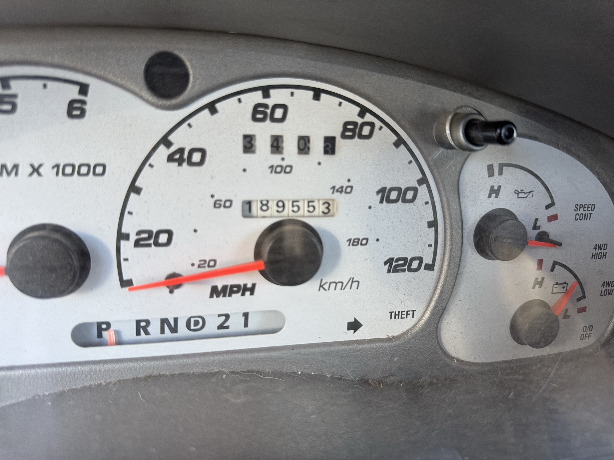 2002 ford explorer-sport-trac 4wd-value---200a with 189553 miles for sale near Elk River, Minnesota 106845_44_mileage_closeup.jpg