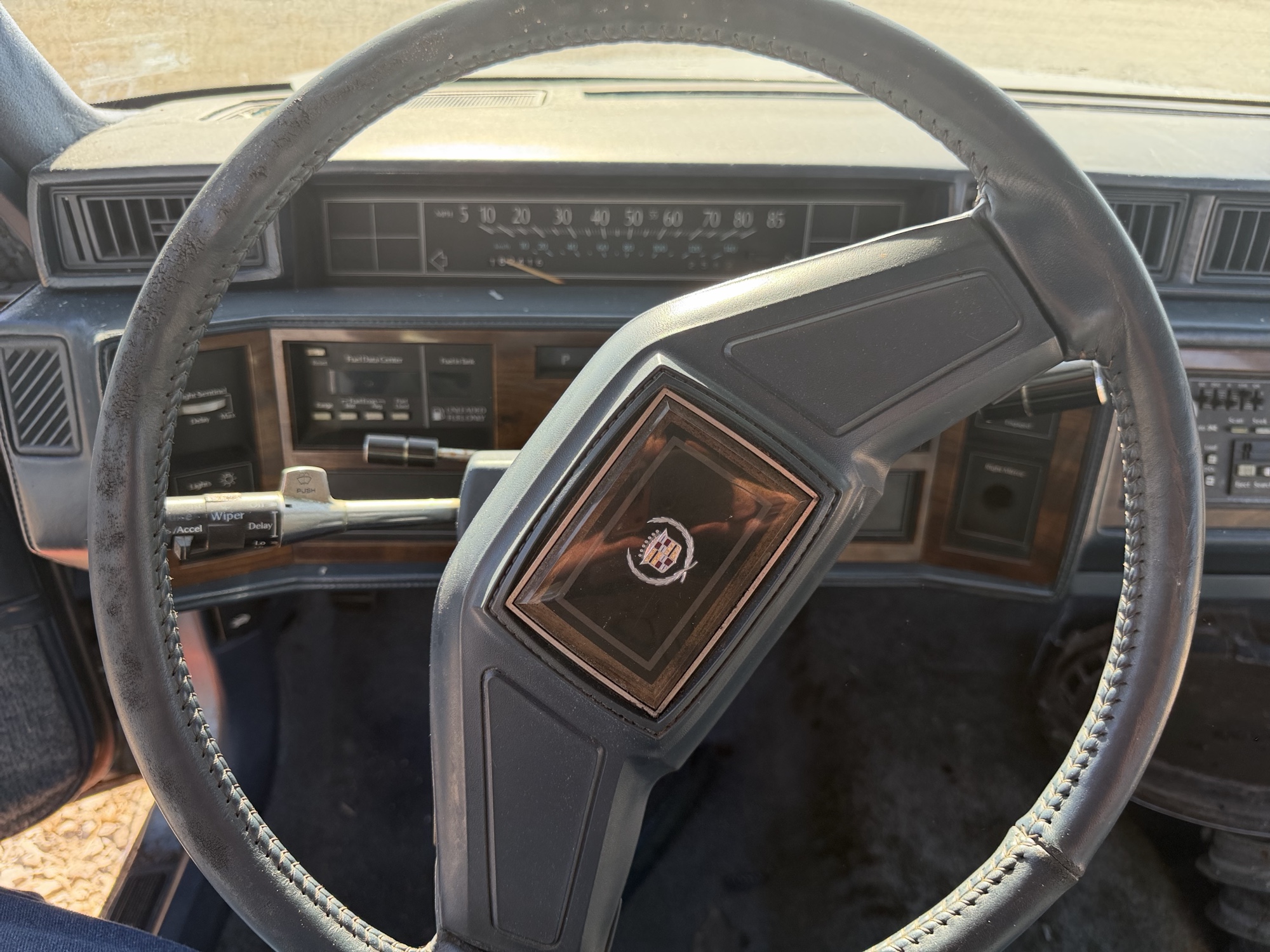 1987 cadillac deville sedan with 182416 miles for sale near St. Louis, Missouri 106848_33_dash_from_driver.jpg