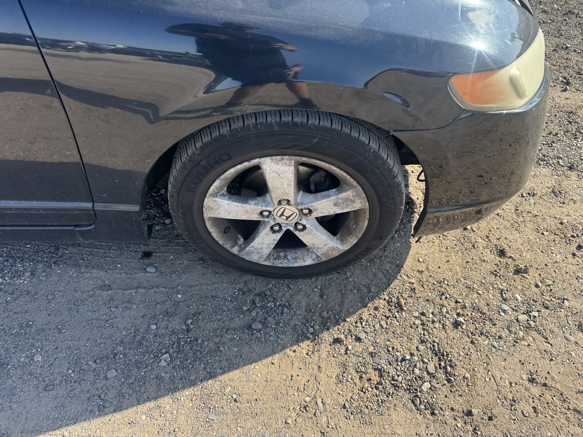 2008 honda civic ex-sedan-at with 234465 miles for sale near Elk River, Minnesota 106850_15_front_pass_wheel.jpg