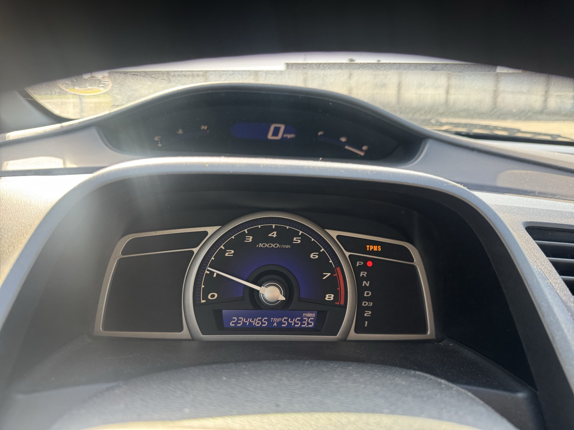 2008 honda civic ex-sedan-at with 234465 miles for sale near Elk River, Minnesota 106850_43_gauge_cluster.jpg