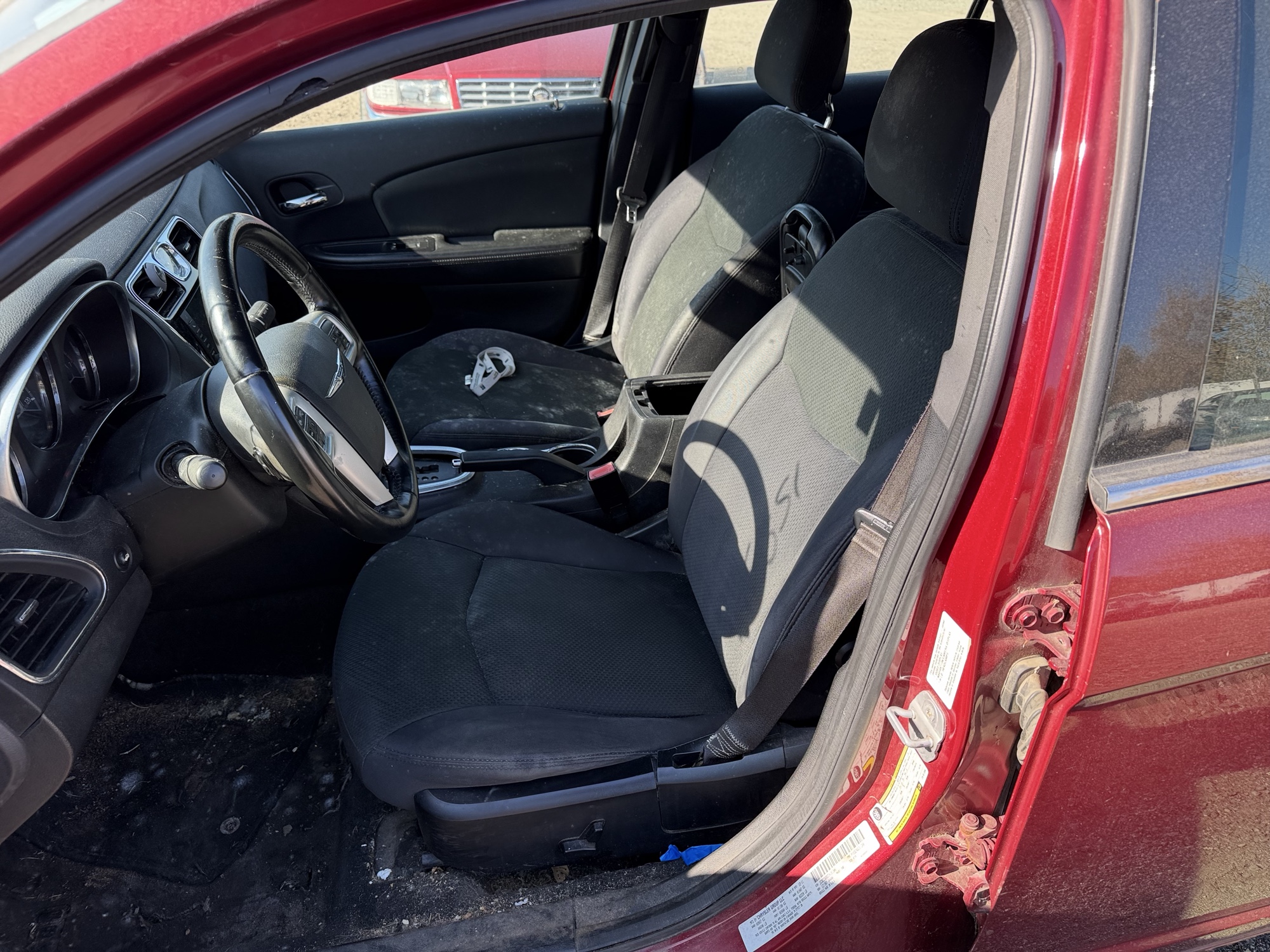 2012 chrysler 200 touring with 216381 miles for sale near Elk River, Minnesota 106851_22_driver_seat.jpg