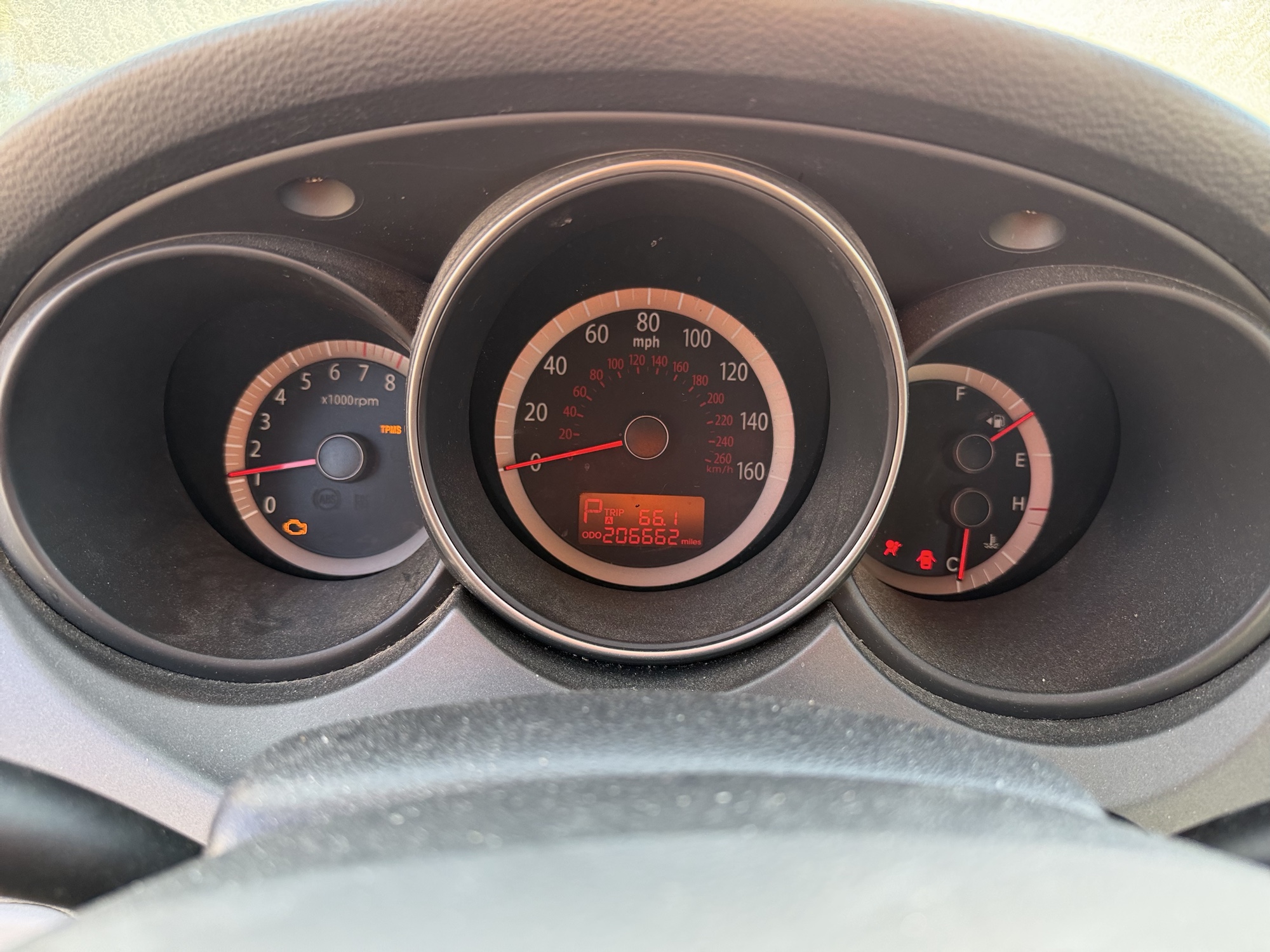 2009 kia optima ex with 206662 miles for sale near Elk River, Minnesota 106857_43_gauge_cluster.jpg