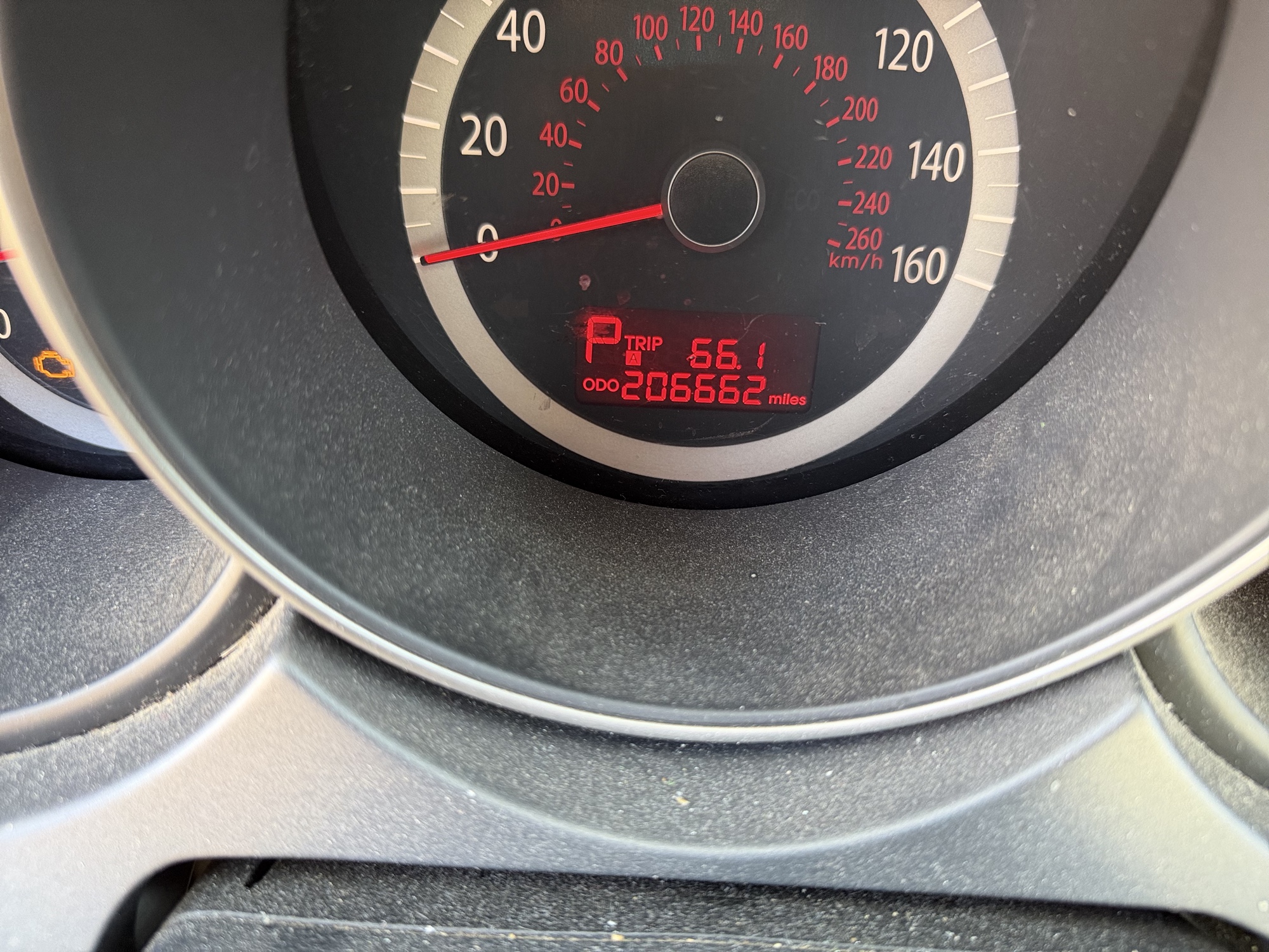 2009 kia optima ex with 206662 miles for sale near Elk River, Minnesota 106857_44_mileage_closeup.jpg