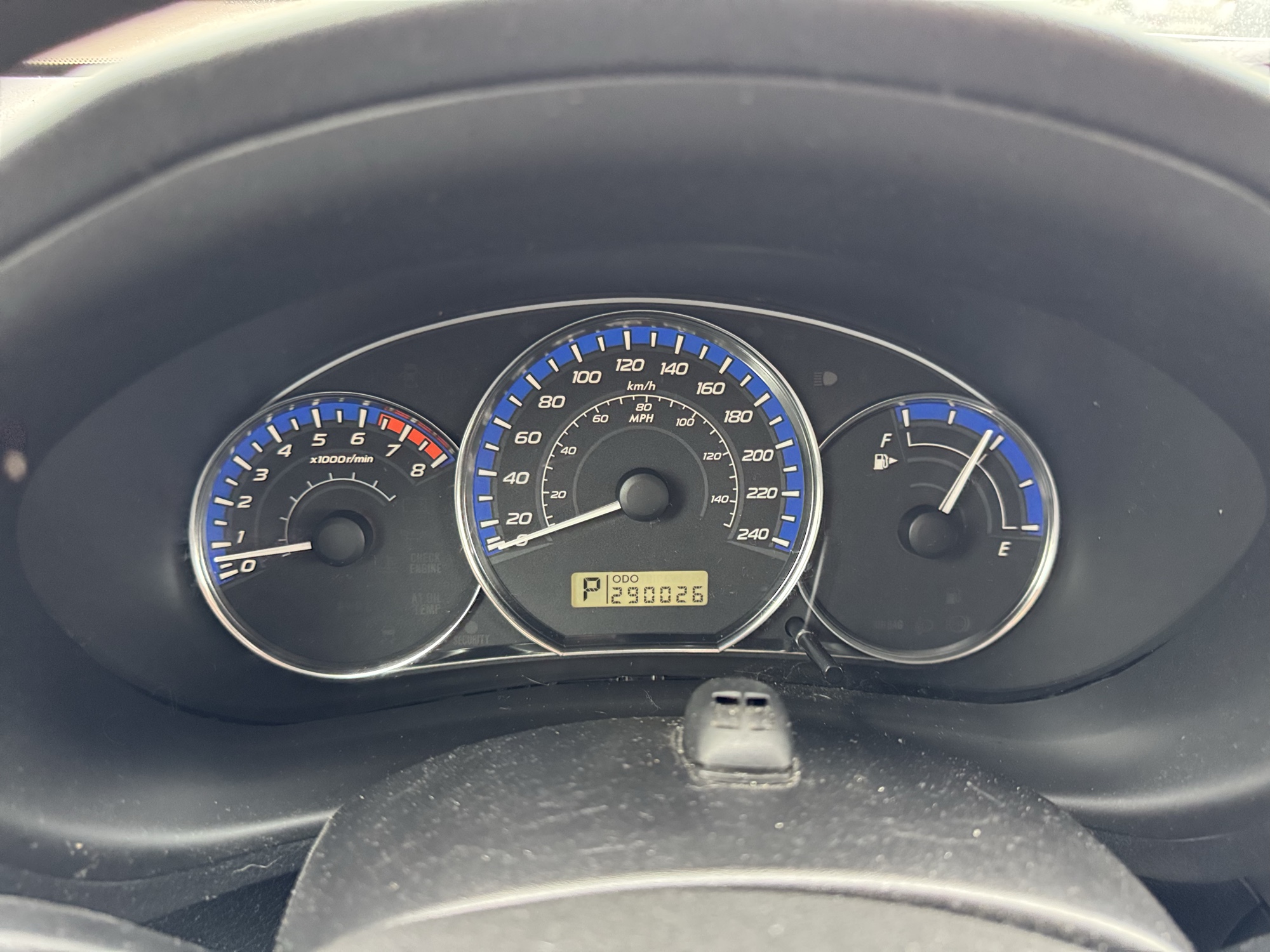 2012 subaru forester 2.5x with 290026 miles for sale near Elk River, Minnesota 106858_43_gauge_cluster.jpg