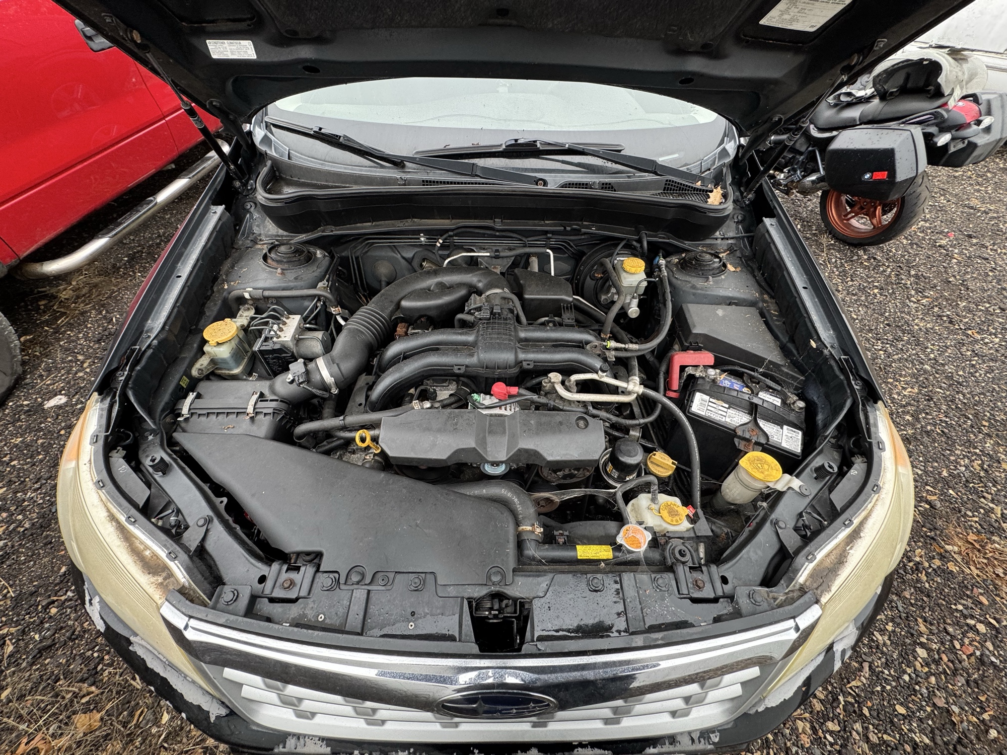 2012 subaru forester 2.5x with 290026 miles for sale near Elk River, Minnesota 106858_49_engine_bay.jpg