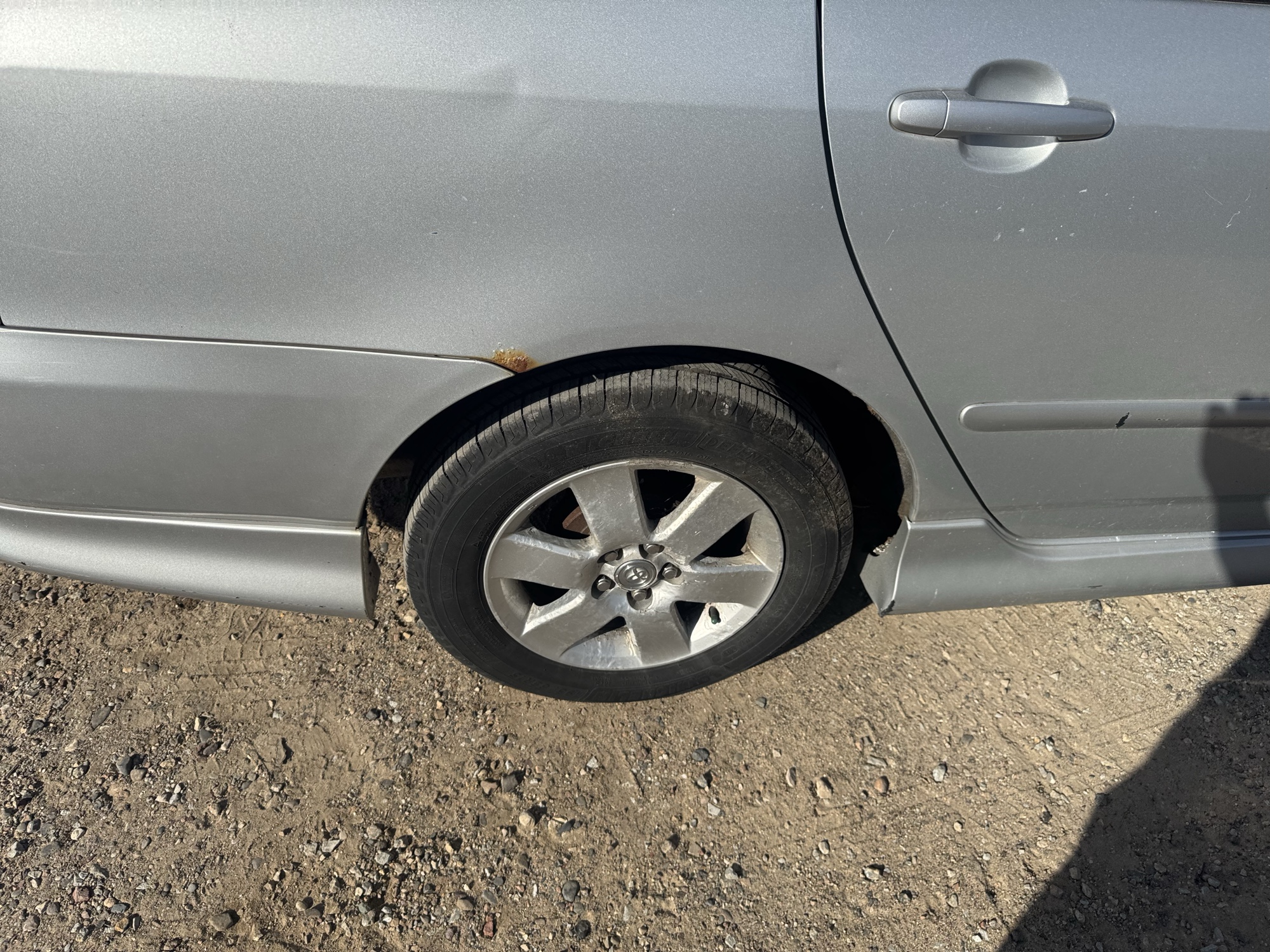 2007 toyota corolla ce with 150675 miles for sale near Elk River, Minnesota 106861_14_rear_pass_wheel.jpg