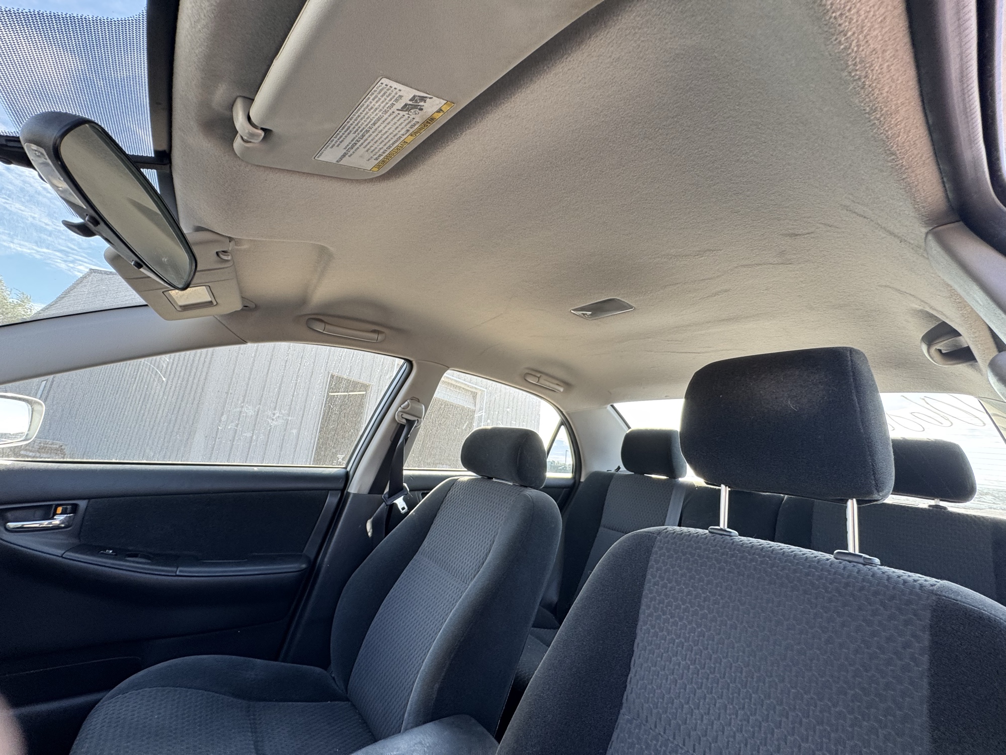2007 toyota corolla ce with 150675 miles for sale near Elk River, Minnesota 106861_35_headliner_sunroof.jpg