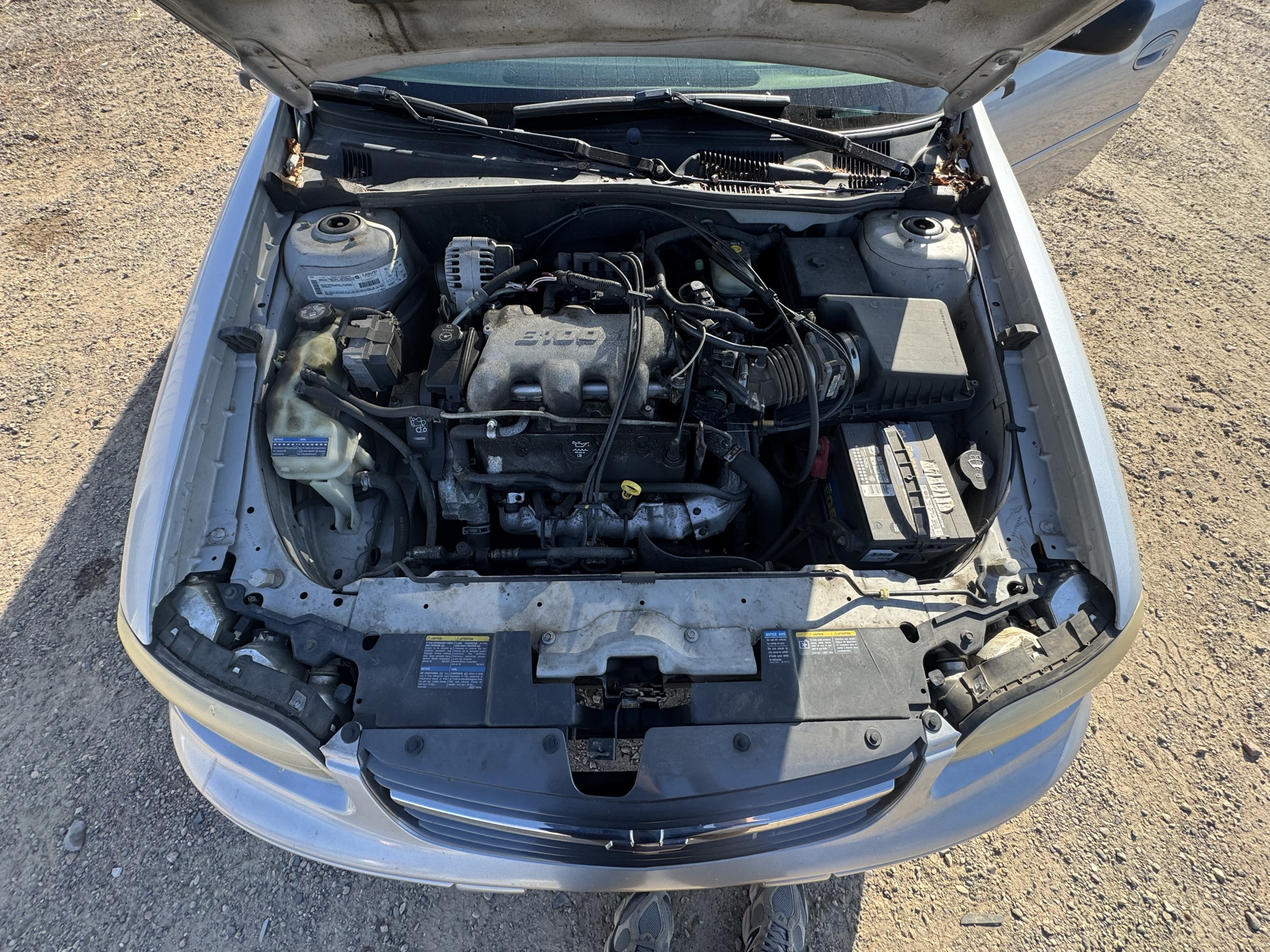 2003 chevrolet malibu base with 128011 miles for sale near Elk River, Minnesota 106863_49_engine_bay.jpg