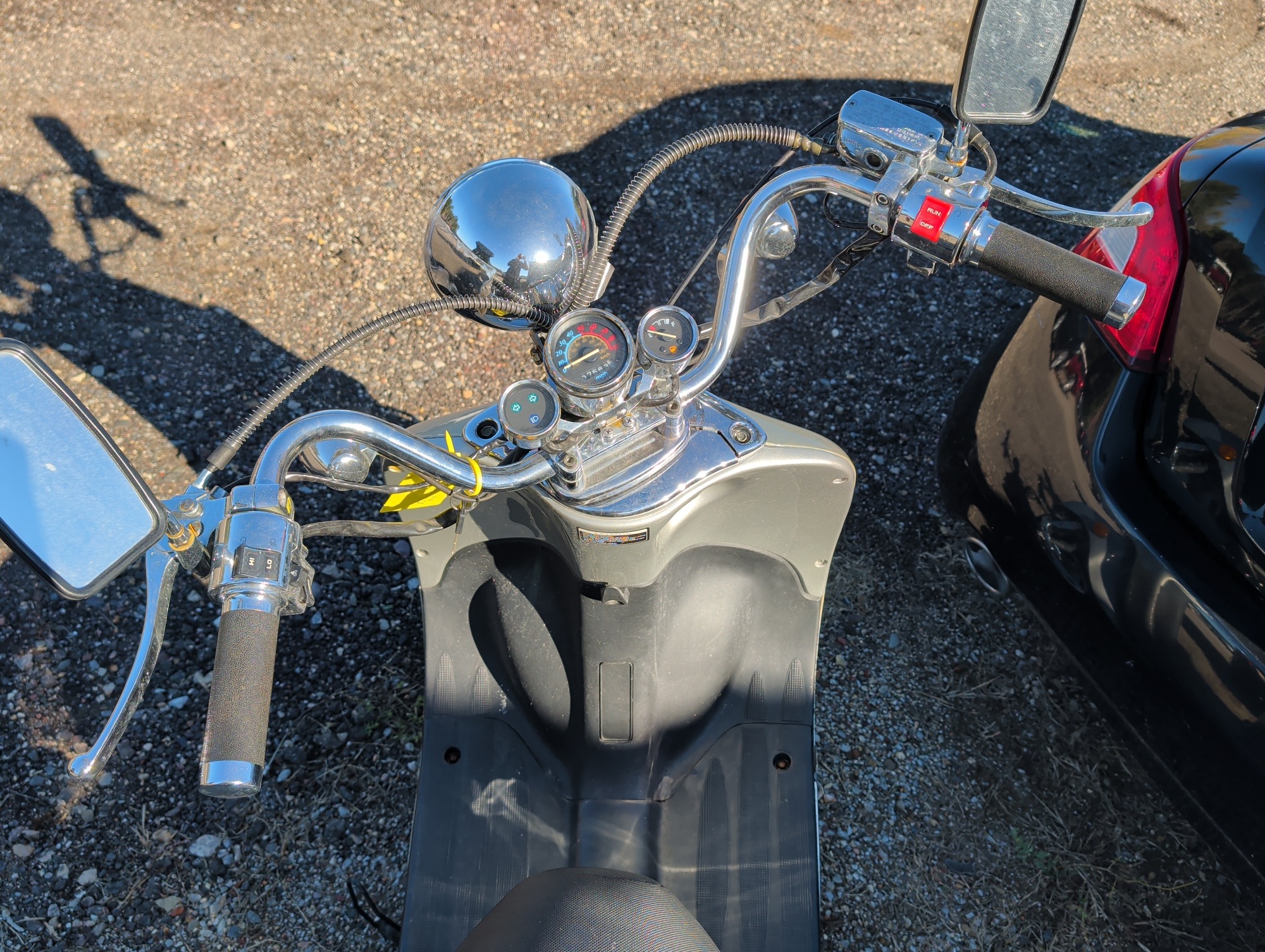 2007 taizhou-zhongneng-motorcycle-co unknown - with 7563 miles for sale near Elk River, Minnesota 106864_33_dash_from_driver.jpg