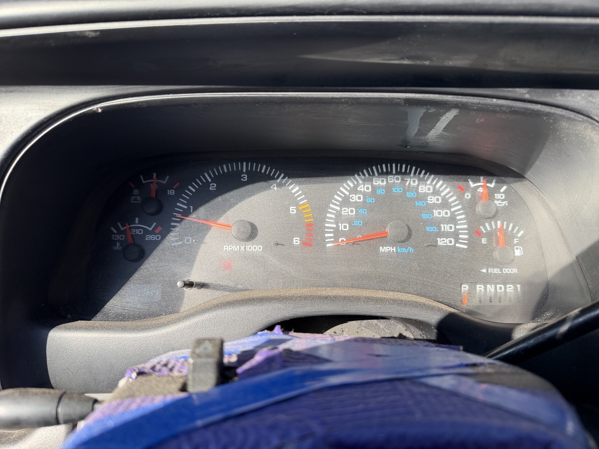 2000 dodge dakota club-cab-2wd with 165164 miles for sale near Elk River, Minnesota 106868_43_gauge_cluster.jpg
