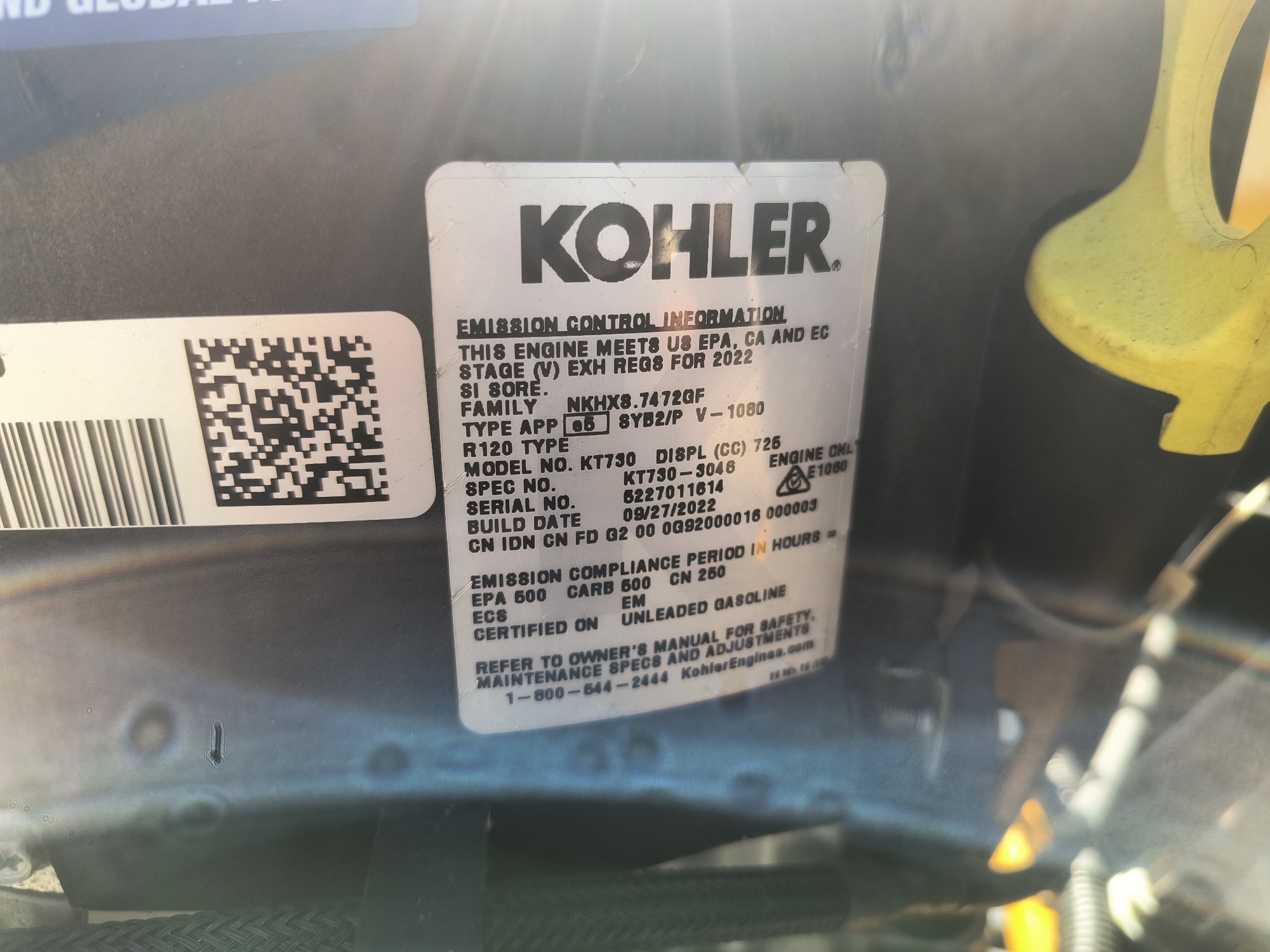 2000 cub-cadet lawn-tractor for sale near Elk River, Minnesota 106873_48_windshield_vin_plate.jpg