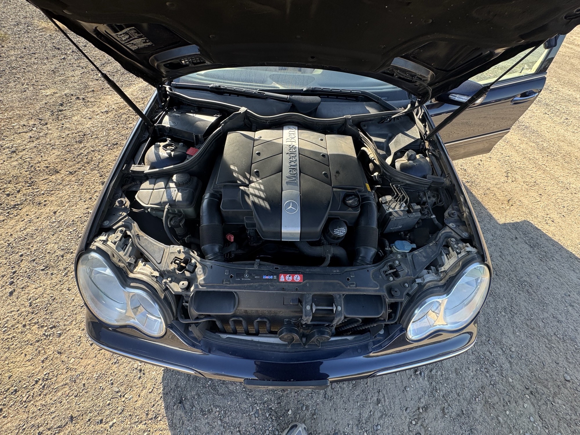 2005 mercedes-benz c-class c240-luxury-sedan with 163981 miles for sale near Elk River, Minnesota 106874_49_engine_bay.jpg
