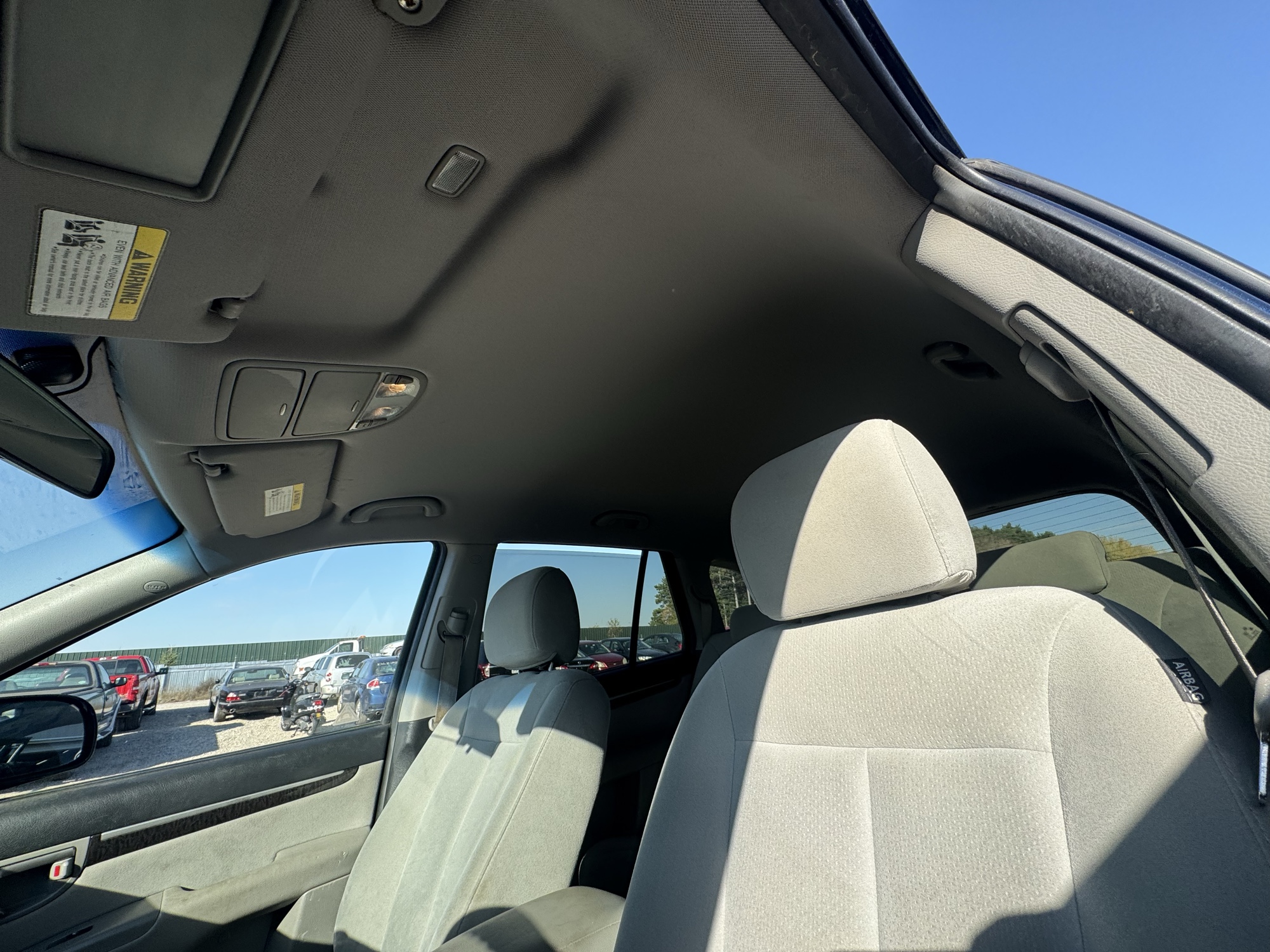 2009 hyundai santa-fe gls-awd with 215044 miles for sale near Elk River, Minnesota 106876_35_headliner_sunroof.jpg
