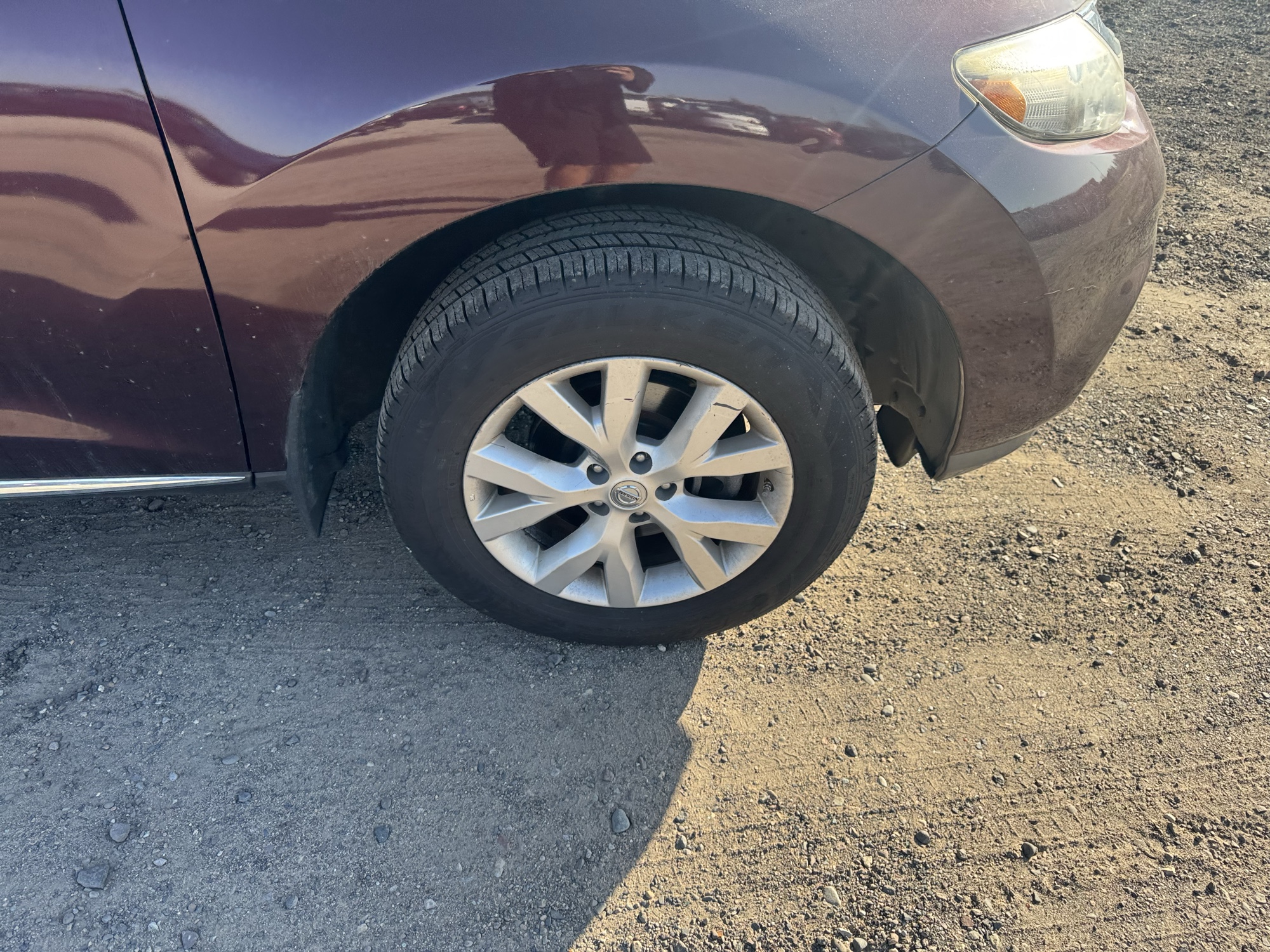 2014 nissan murano sl-awd with 109166 miles for sale near Elk River, Minnesota 106880_15_front_pass_wheel.jpg