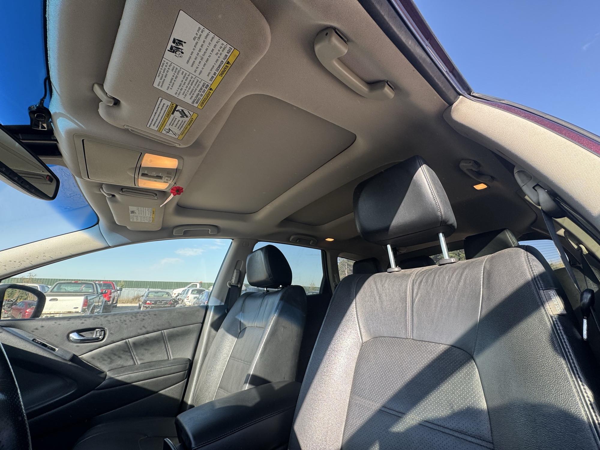2014 nissan murano sl-awd with 109166 miles for sale near Elk River, Minnesota 106880_35_headliner_sunroof.jpg