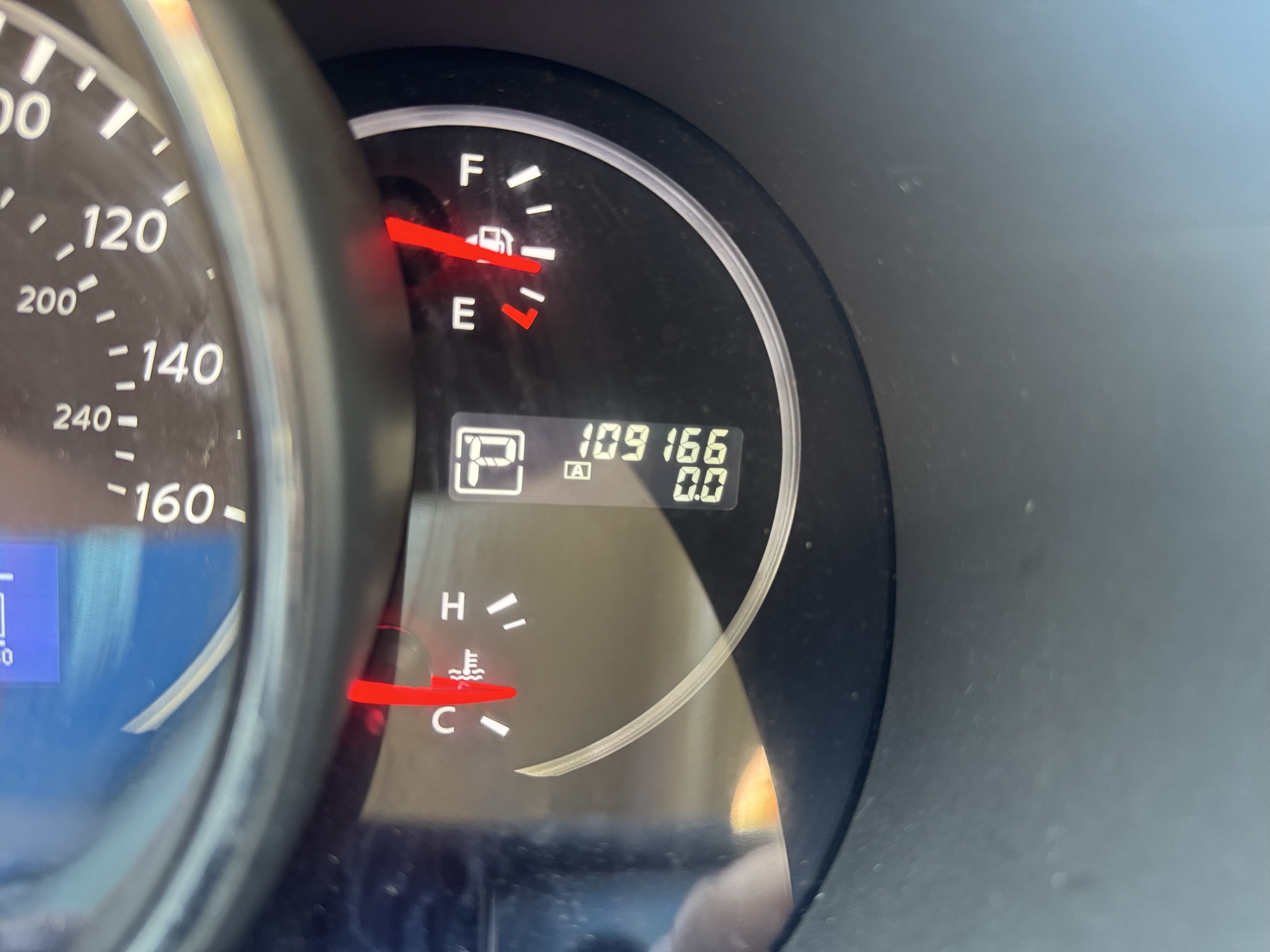 2014 nissan murano sl-awd with 109166 miles for sale near Elk River, Minnesota 106880_44_mileage_closeup.jpg