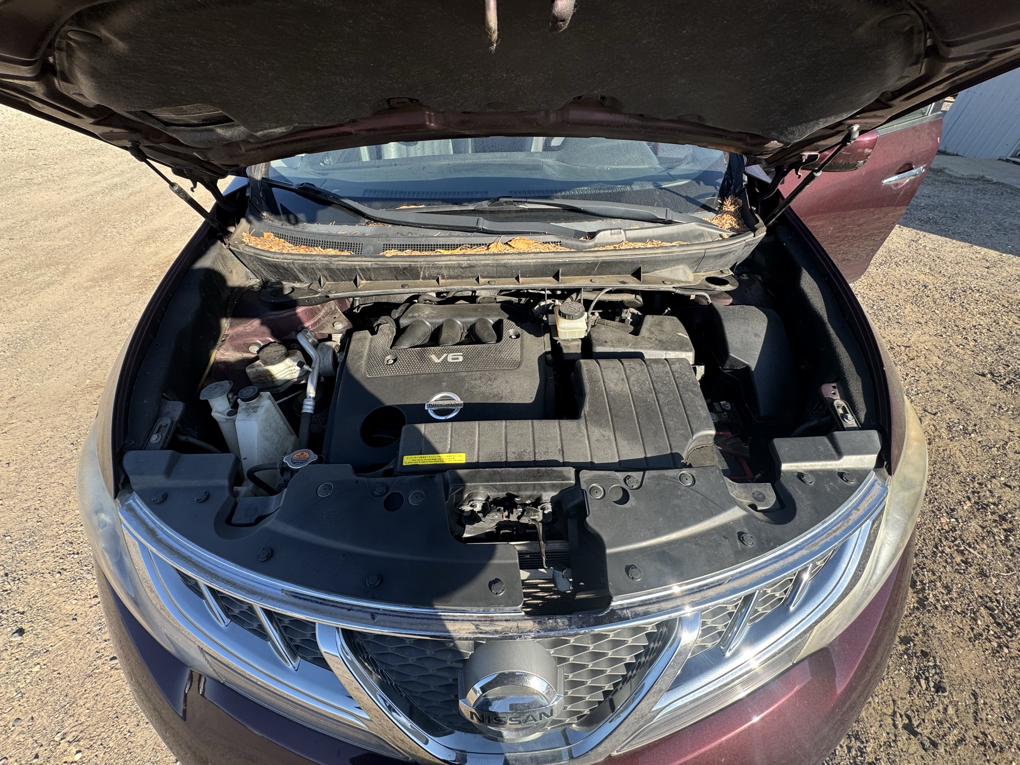 2014 nissan murano sl-awd with 109166 miles for sale near Elk River, Minnesota 106880_49_engine_bay.jpg