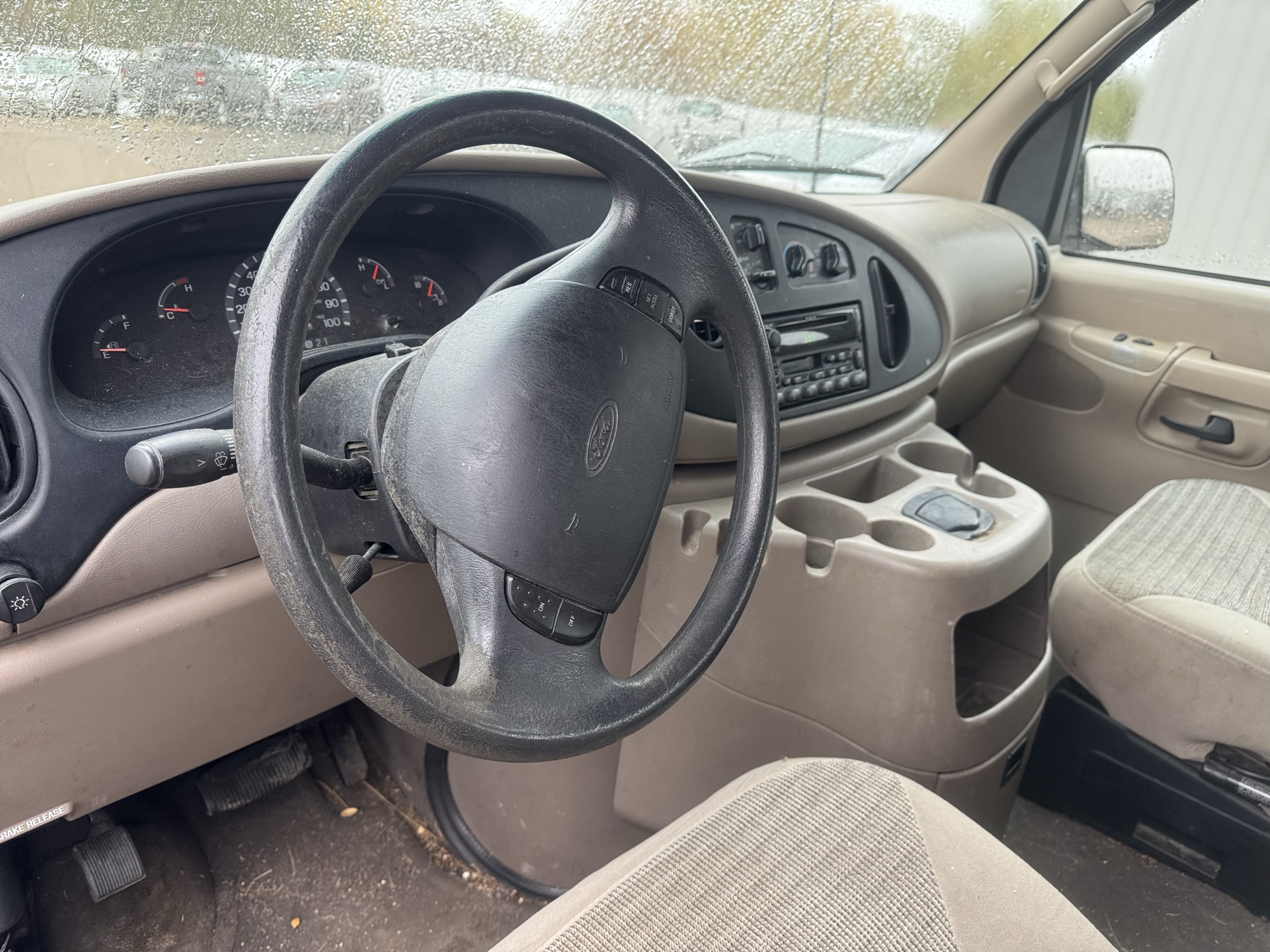 2002 ford econoline e350-extended with 237384 miles for sale near Elk River, Minnesota 106881_33_dash_from_driver.jpg
