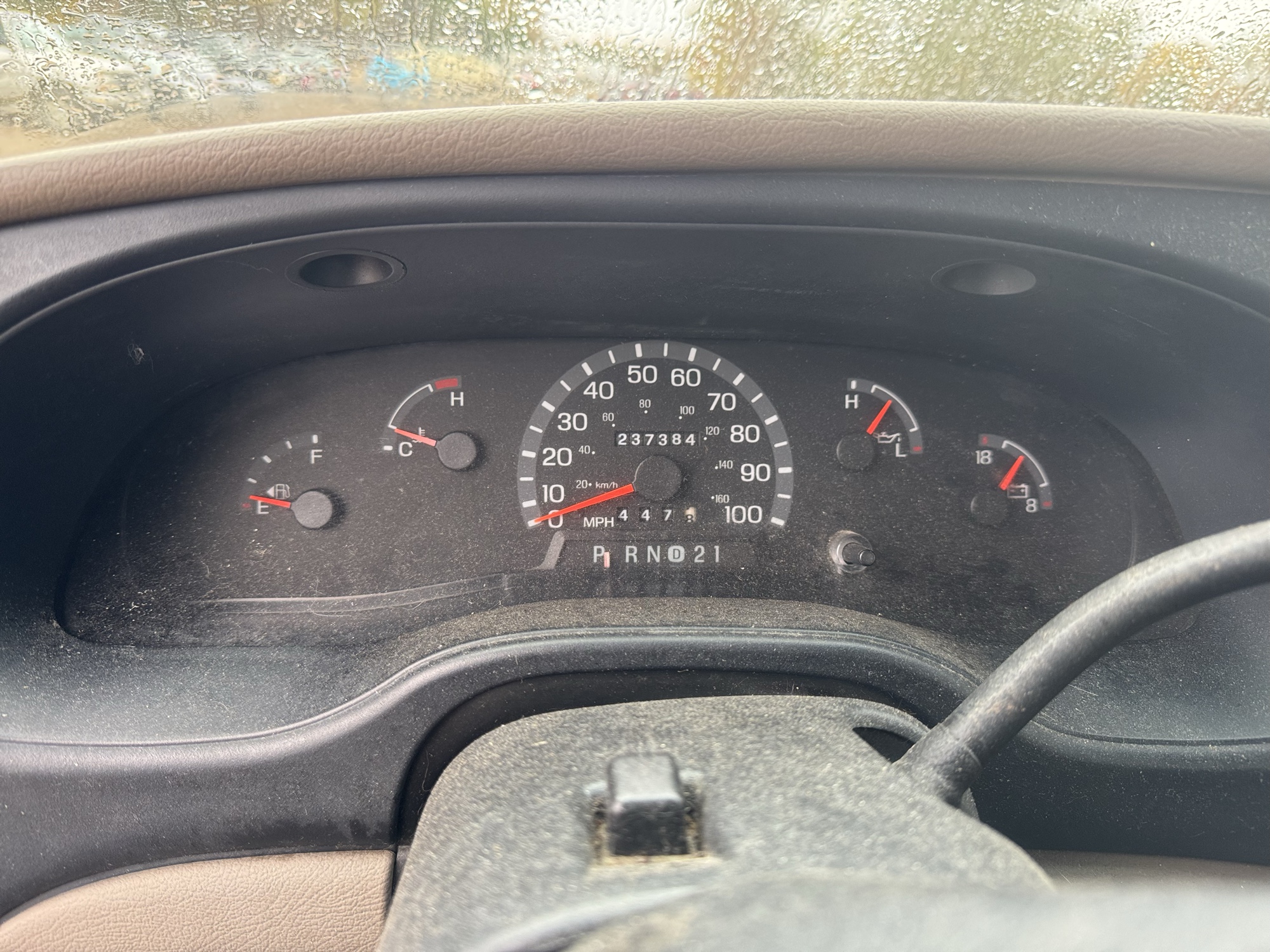 2002 ford econoline e350-extended with 237384 miles for sale near Elk River, Minnesota 106881_43_gauge_cluster.jpg