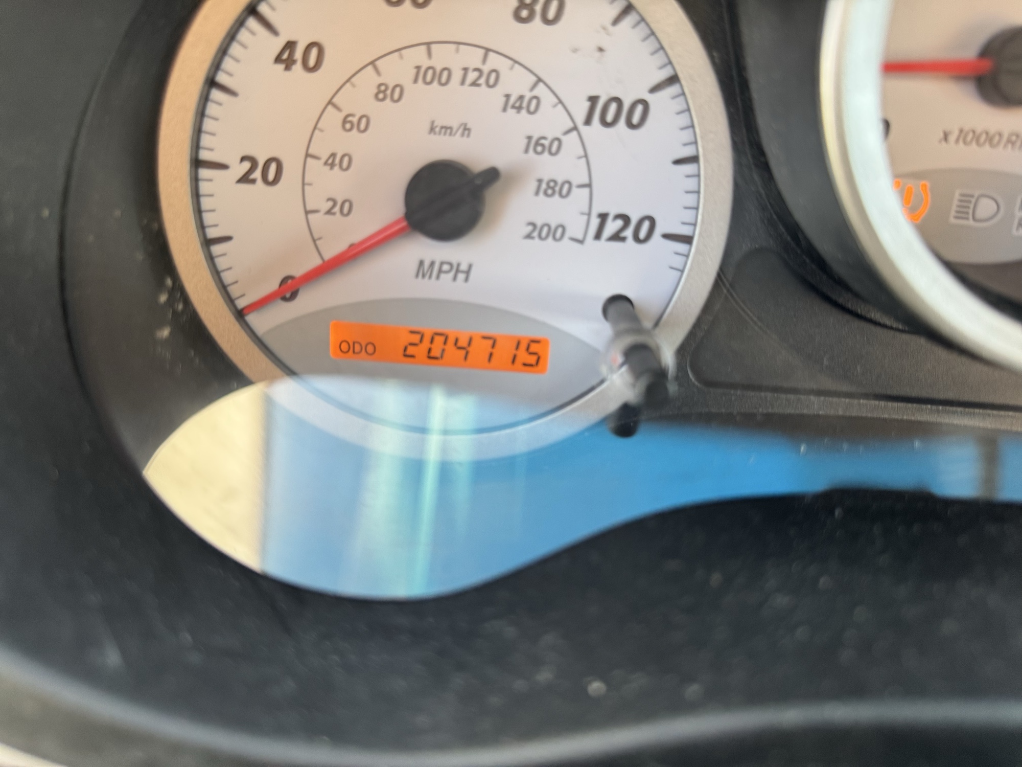 2005 toyota rav4 2wd with 204715 miles for sale near Elk River, Minnesota 106884_44_mileage_closeup.jpg