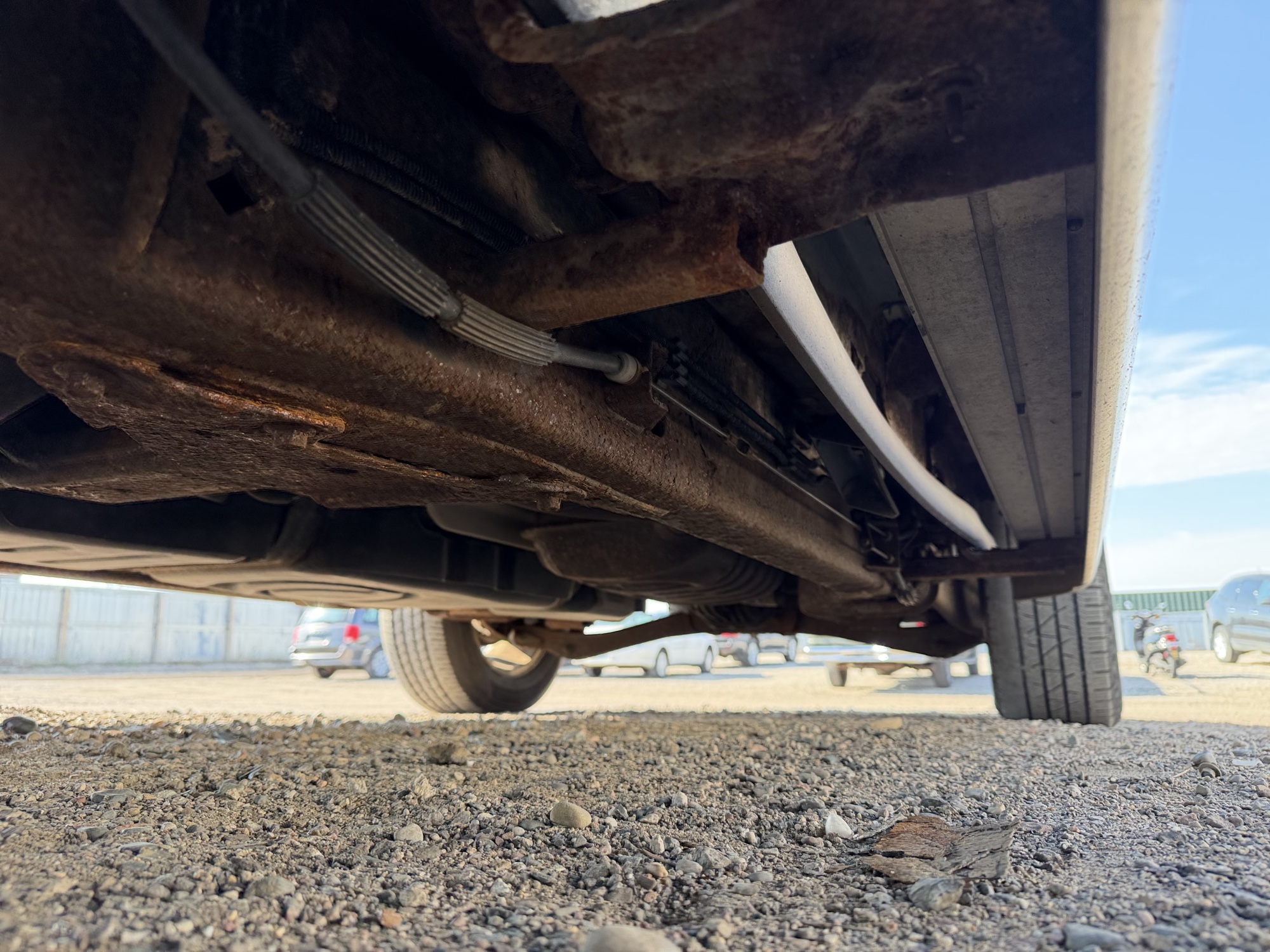 2008 ford explorer eddie-bauer-4.0l-4wd with 266582 miles for sale near Elk River, Minnesota 106889_17_undercar_drv_side.jpg