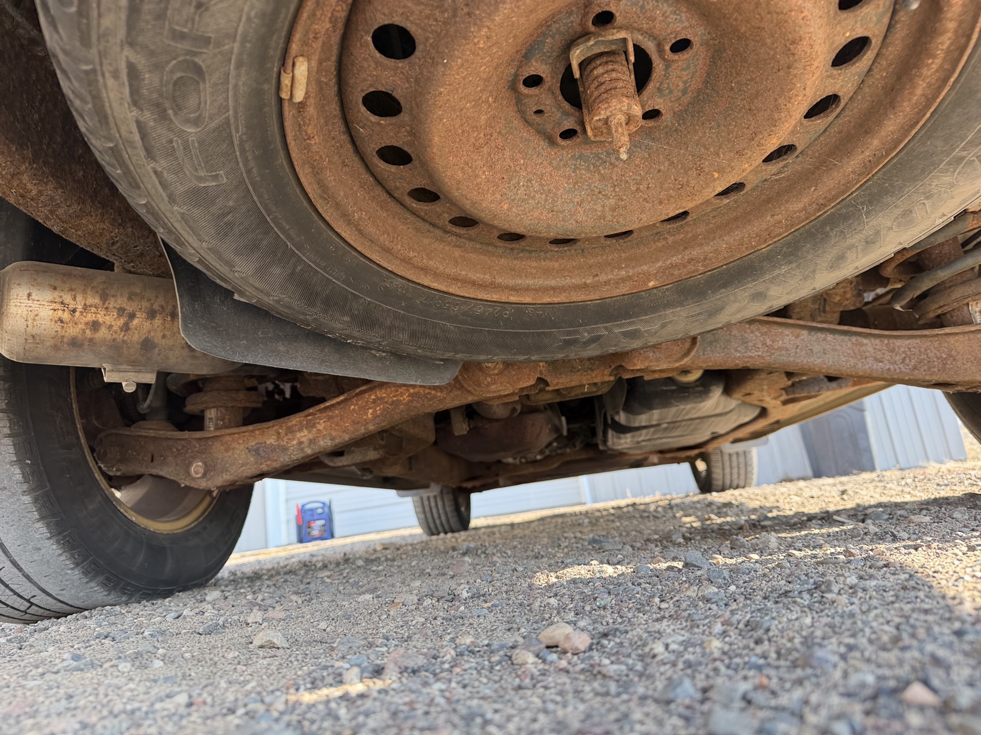 2008 ford explorer eddie-bauer-4.0l-4wd with 266582 miles for sale near Elk River, Minnesota 106889_19_undercar_rear.jpg