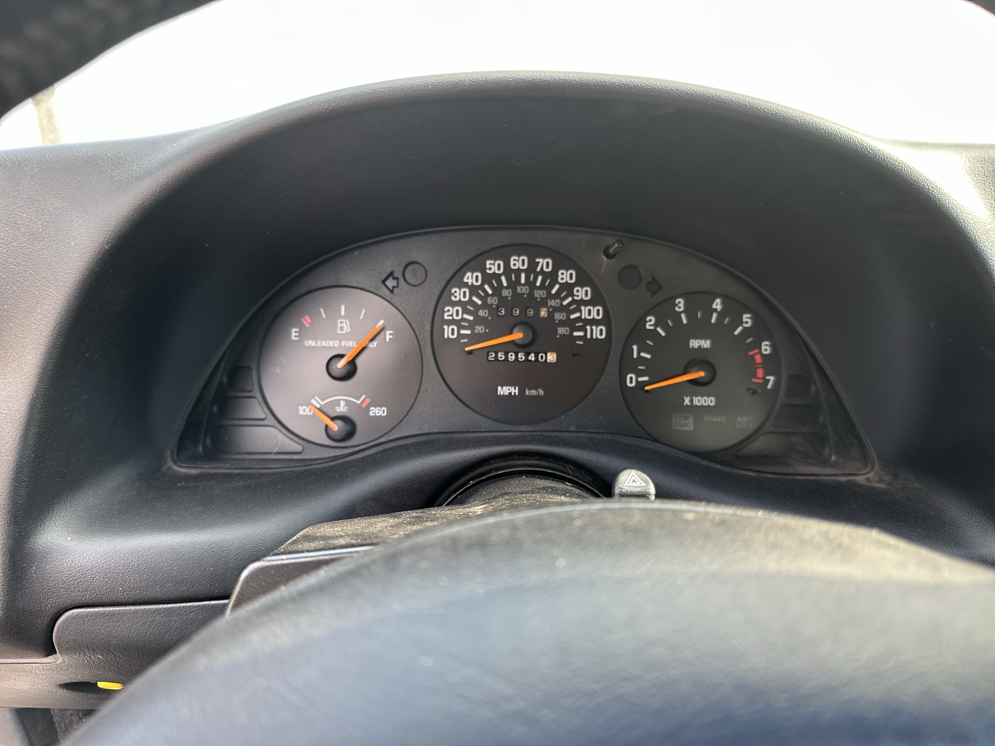 1998 chevrolet monte-carlo z34 with 259540 miles for sale near Elk River, Minnesota 106893_43_gauge_cluster.jpg