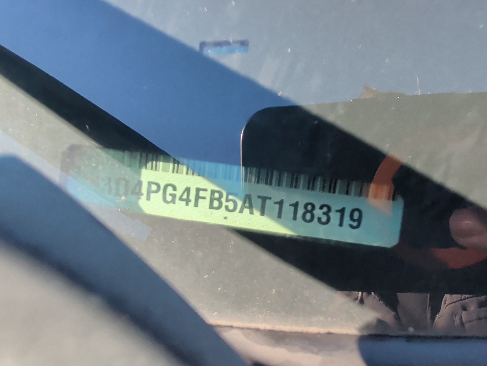 2010 dodge journey se with 82225 miles for sale near Elk River, Minnesota 106898_48_windshield_vin_plate.jpg