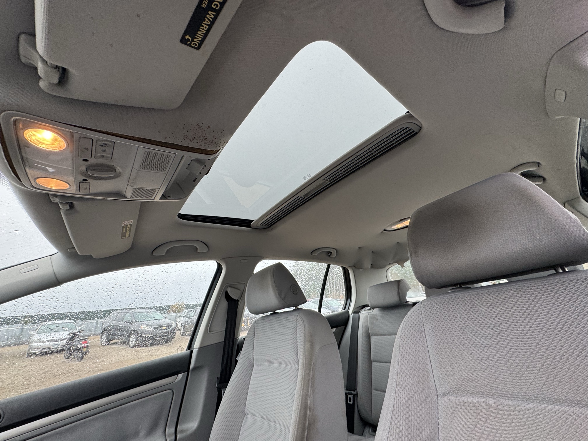 2007 volkswagen rabbit 4-door with 269730 miles for sale near Elk River, Minnesota 106907_35_headliner_sunroof.jpg
