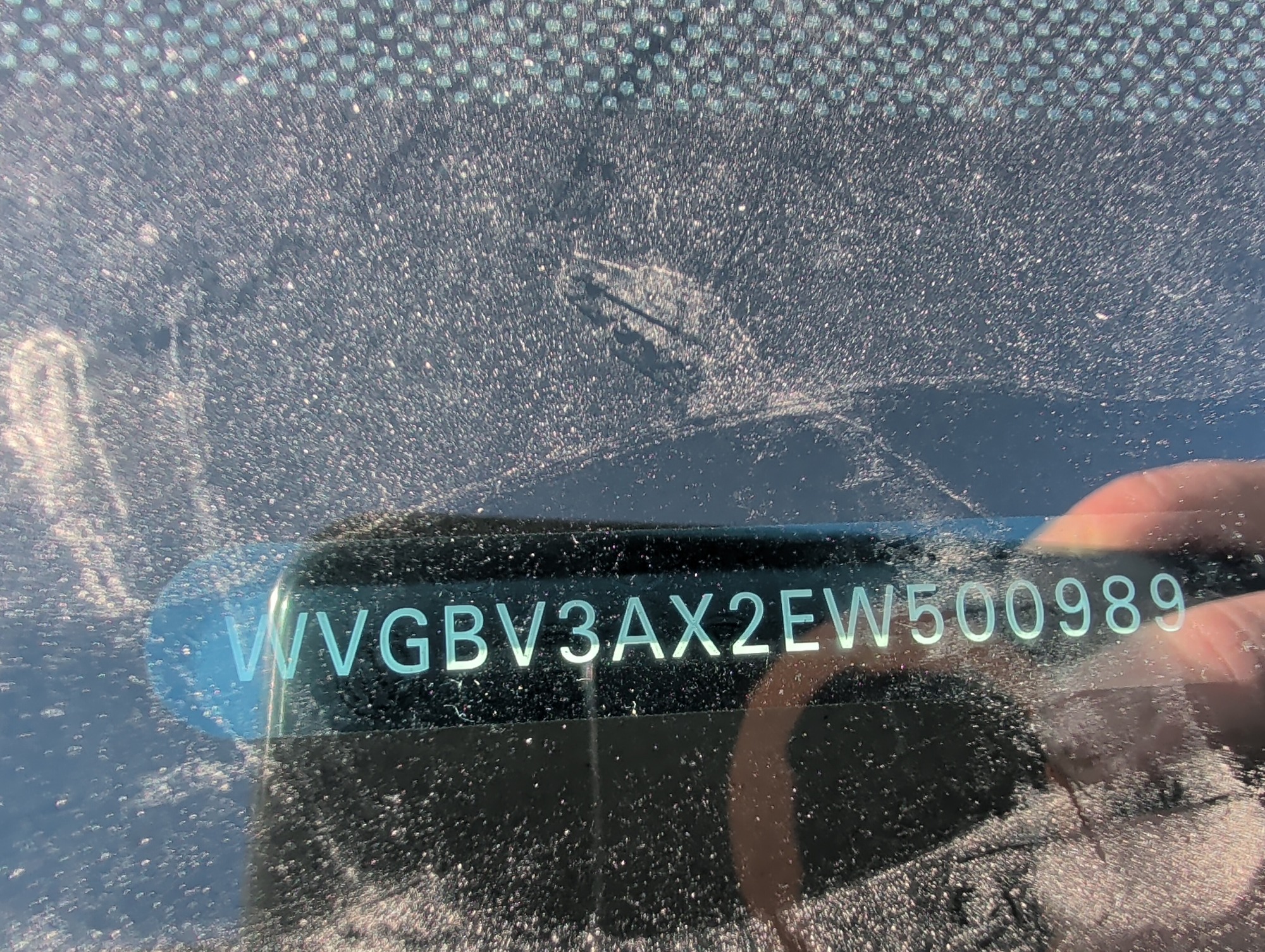 2014 volkswagen tiguan se-4motion with 167934 miles for sale near Elk River, Minnesota 106908_48_windshield_vin_plate.jpg