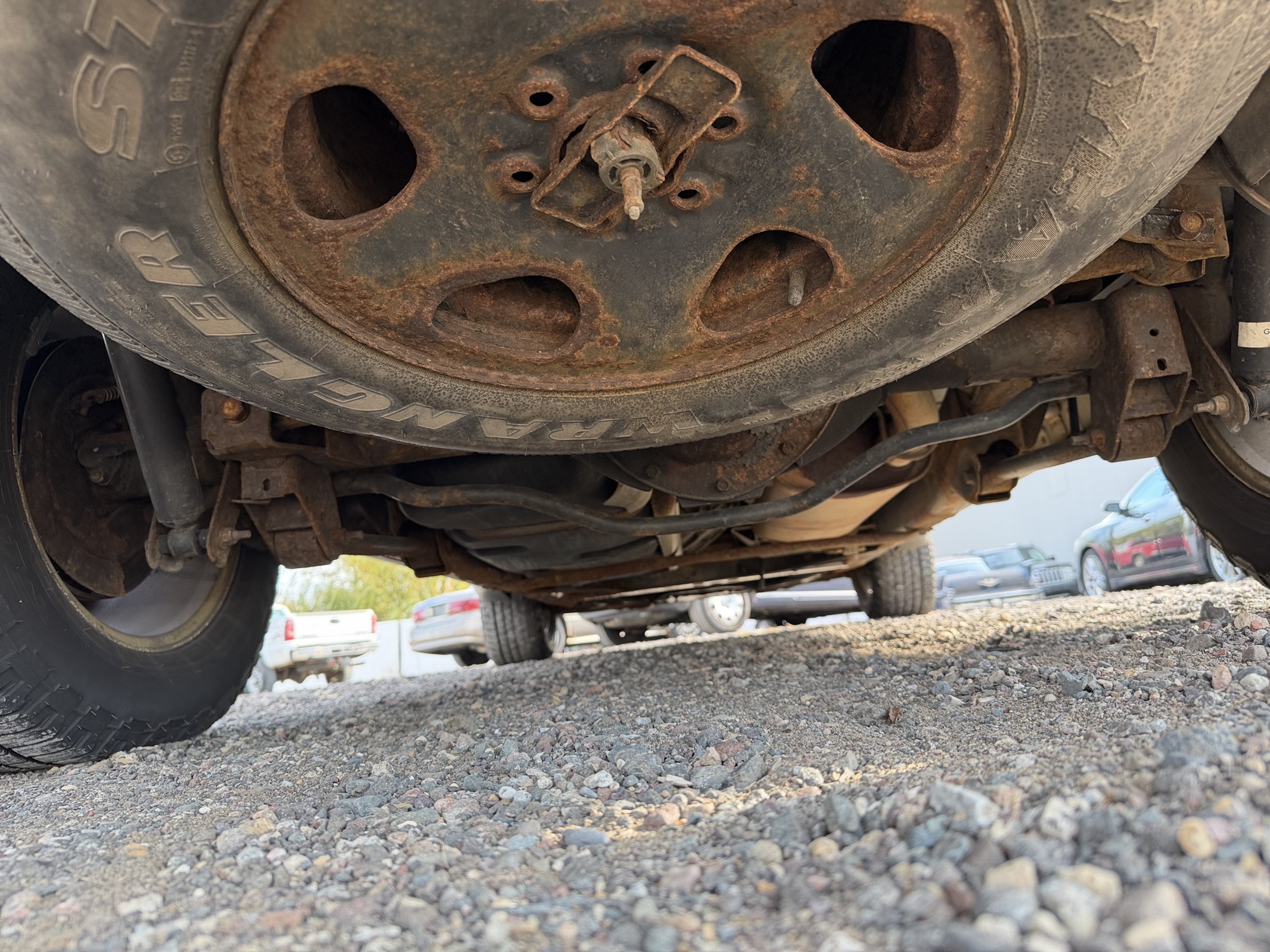 2006 chevrolet trailblazer ls-4wd with 231301 miles for sale near Elk River, Minnesota 106912_19_undercar_rear.jpg