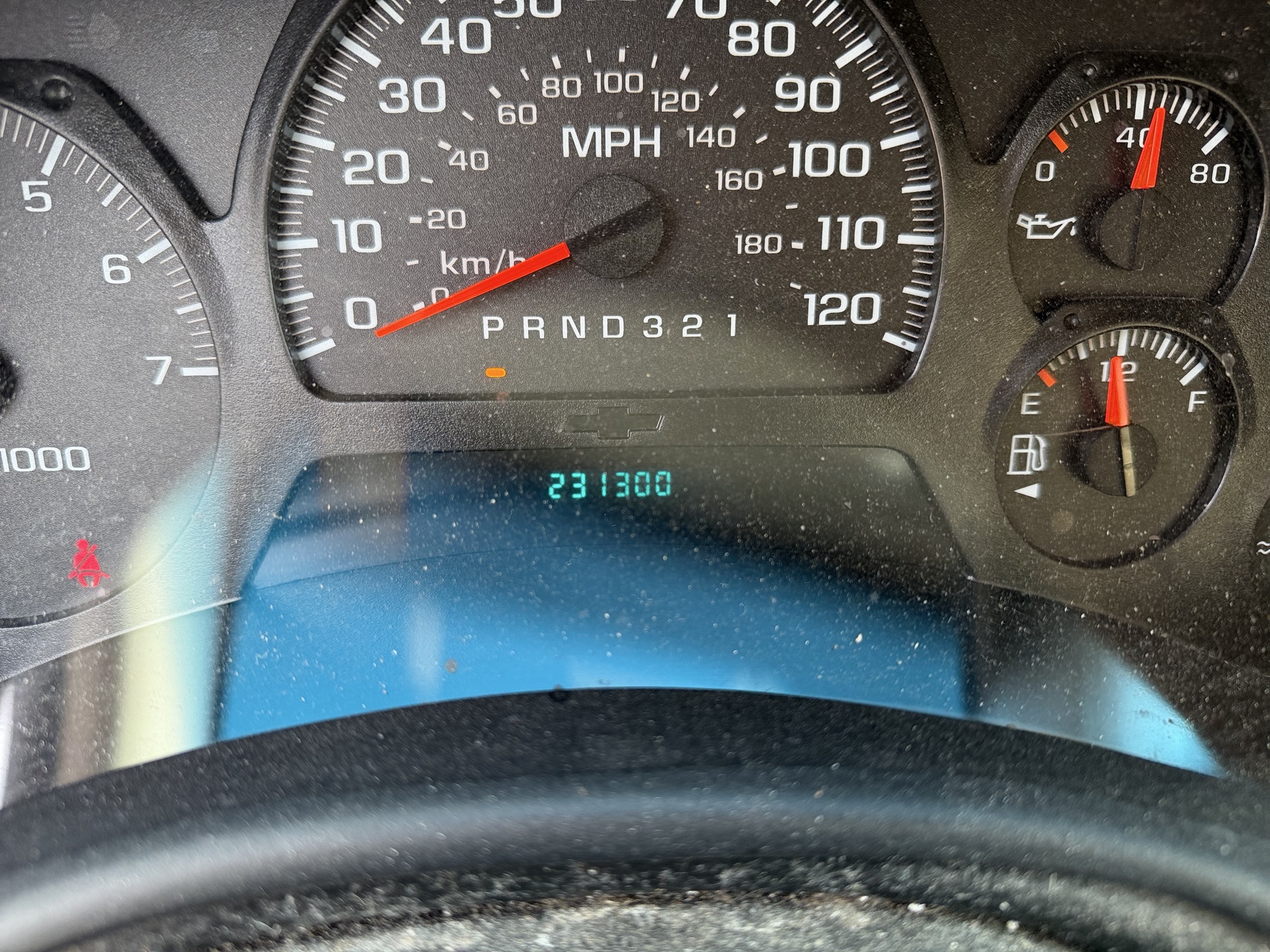 2006 chevrolet trailblazer ls-4wd with 231301 miles for sale near Elk River, Minnesota 106912_44_mileage_closeup.jpg