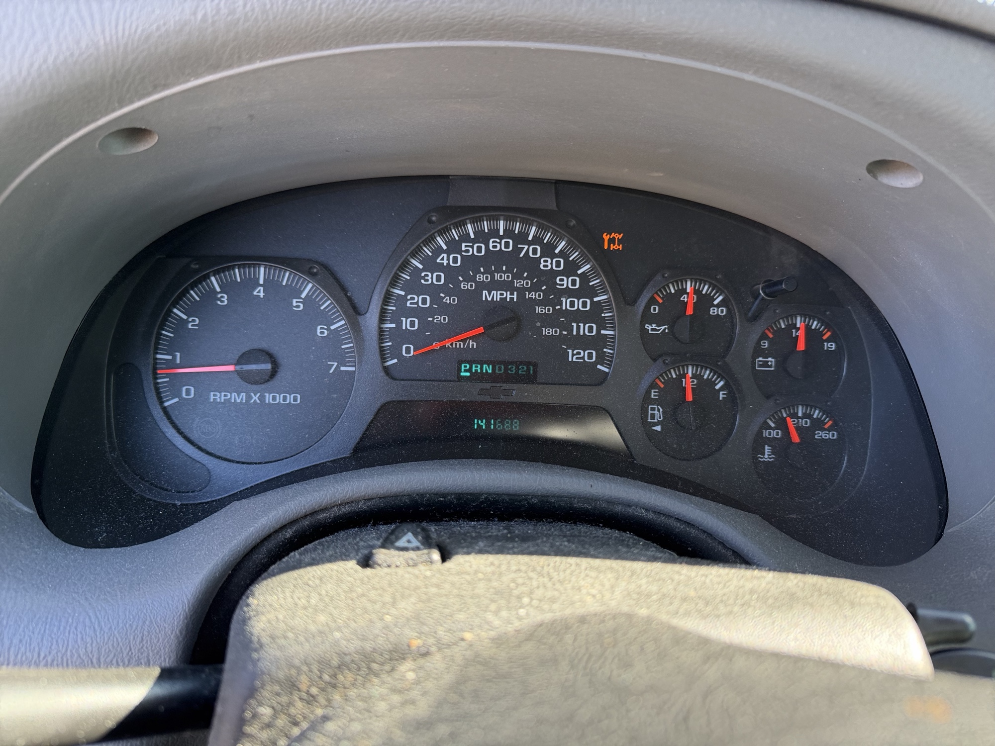 2005 chevrolet trailblazer ls-4wd with 141688 miles for sale near Elk River, Minnesota 106920_43_gauge_cluster.jpg