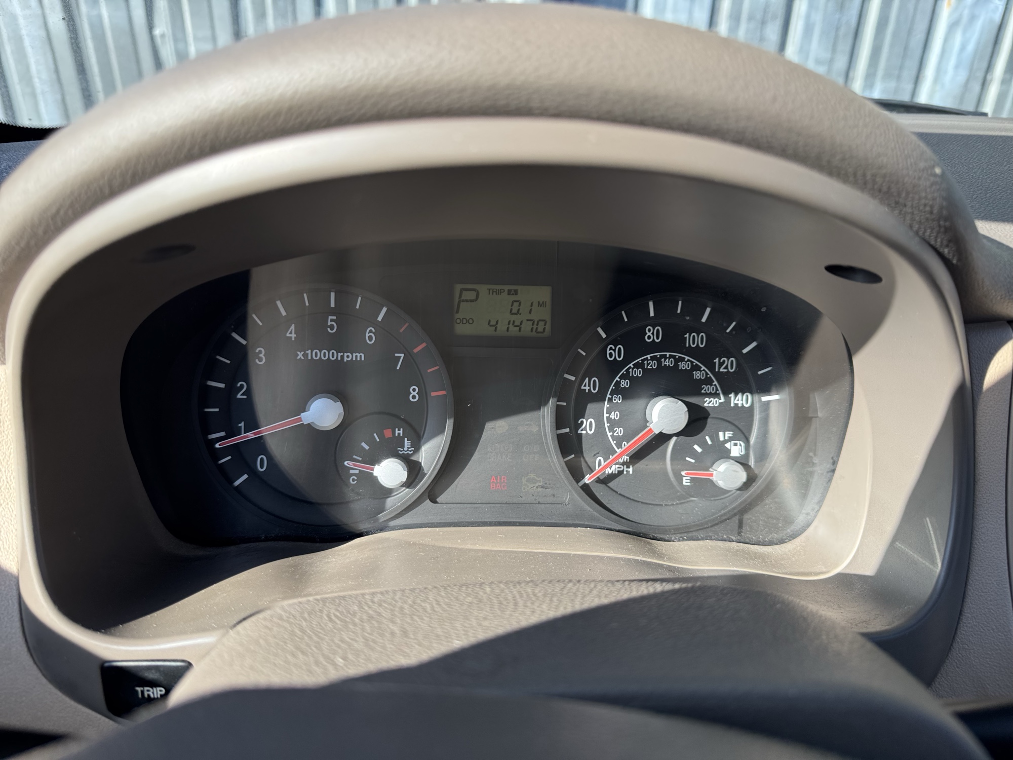 2006 kia rio base with 41470 miles for sale near Elk River, Minnesota 106921_43_gauge_cluster.jpg